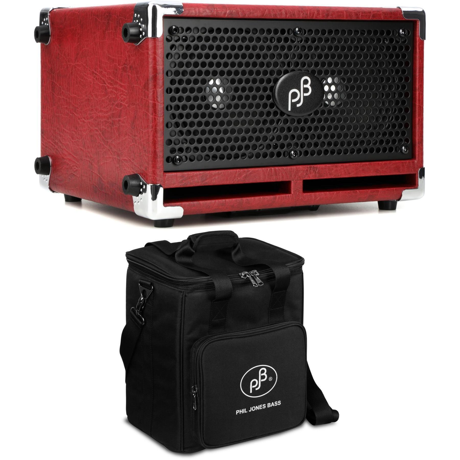 Phil Jones Bass BG-120 Bass Cub Pro 2 x 5-inch 120-watt Bass Combo  Amplifier with Carry Bag - Red