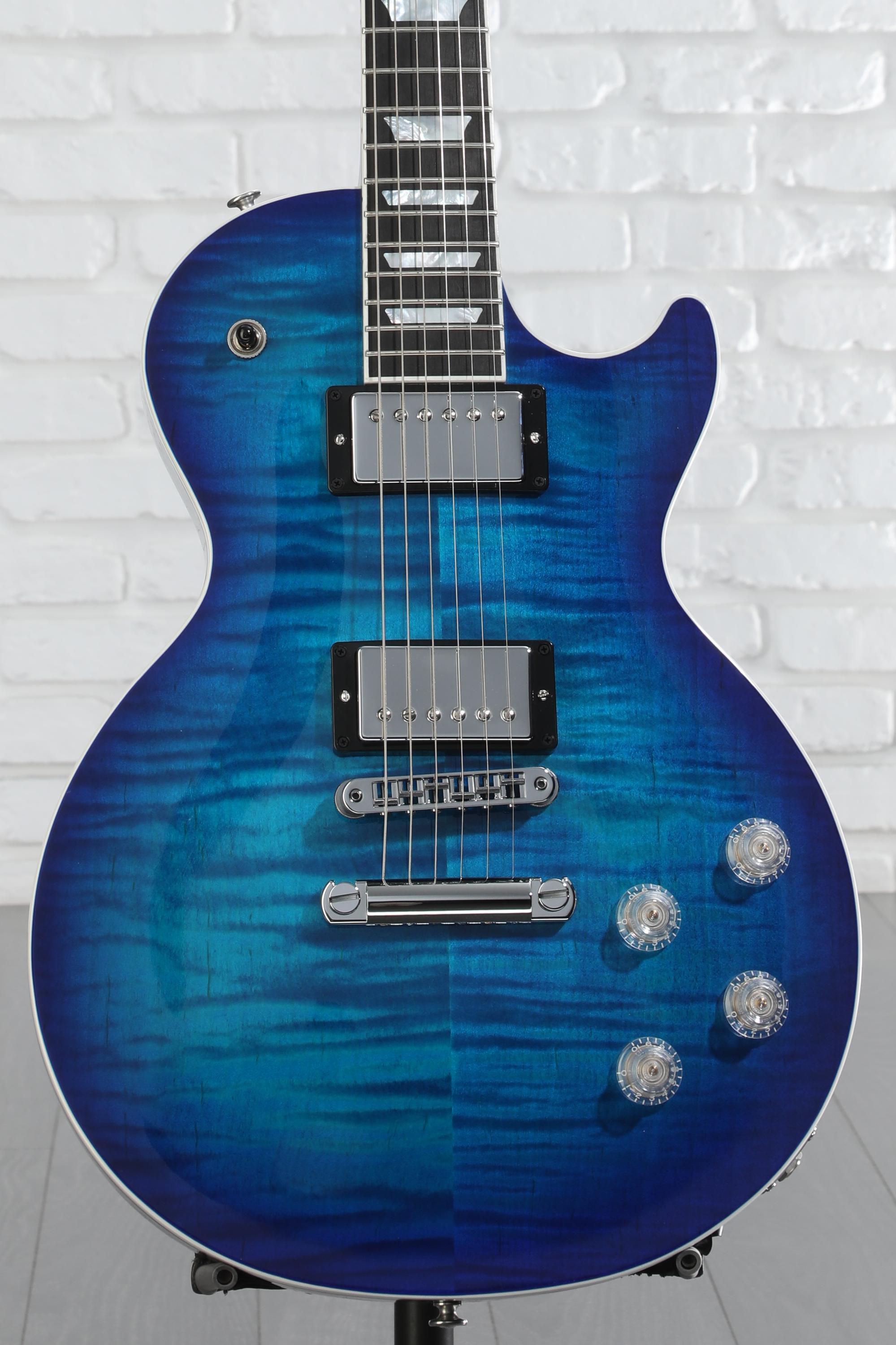 Gibson Les Paul Modern Figured Electric Guitar - Cobalt