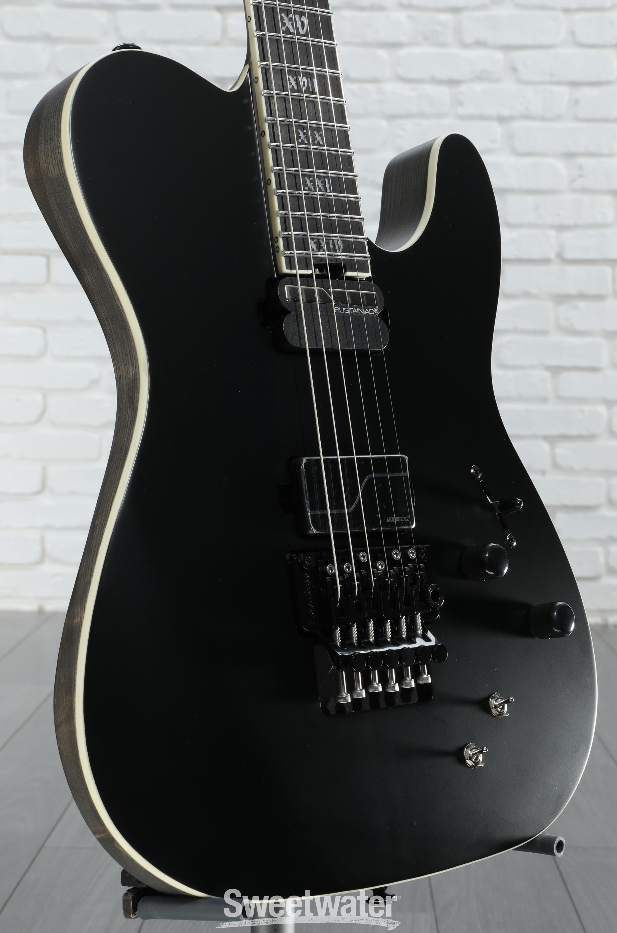 Schecter PT FR-S SLS Elite Evil Twin Electric Guitar - Satin Black