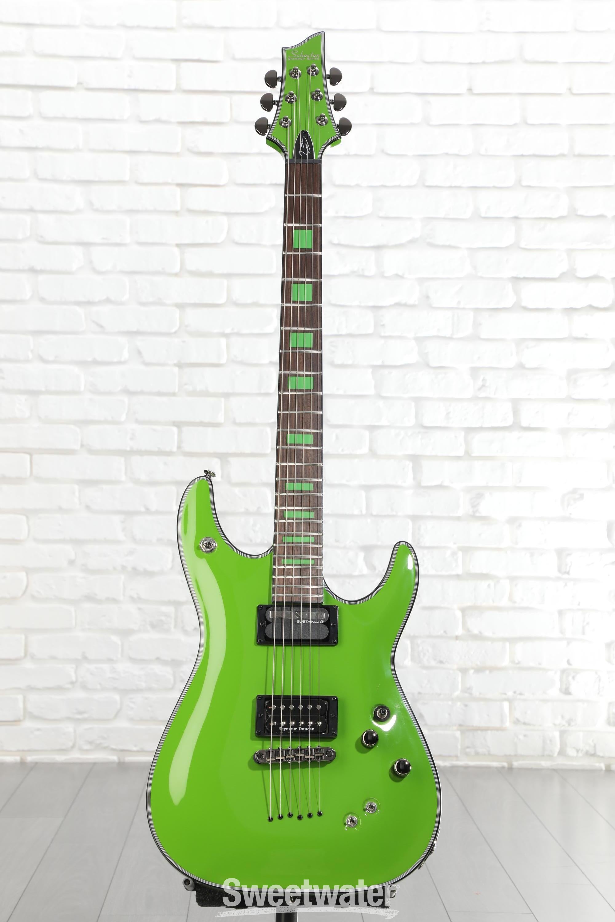 Schecter Kenny Hickey C-1 EX S Baritone Electric Guitar - Steele