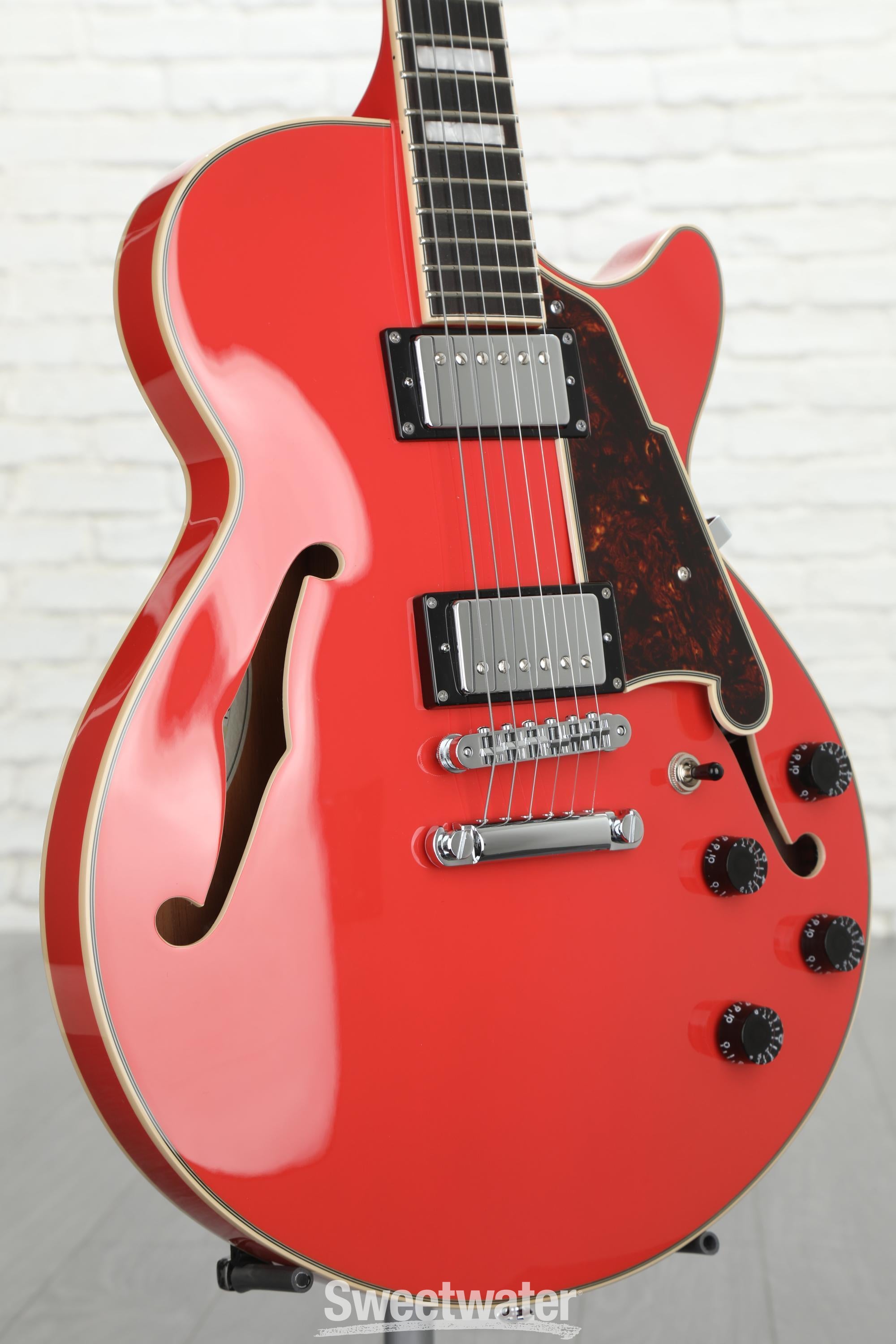 D'Angelico Premier SS - Fiesta Red with Stopbar Tailpiece | Sweetwater