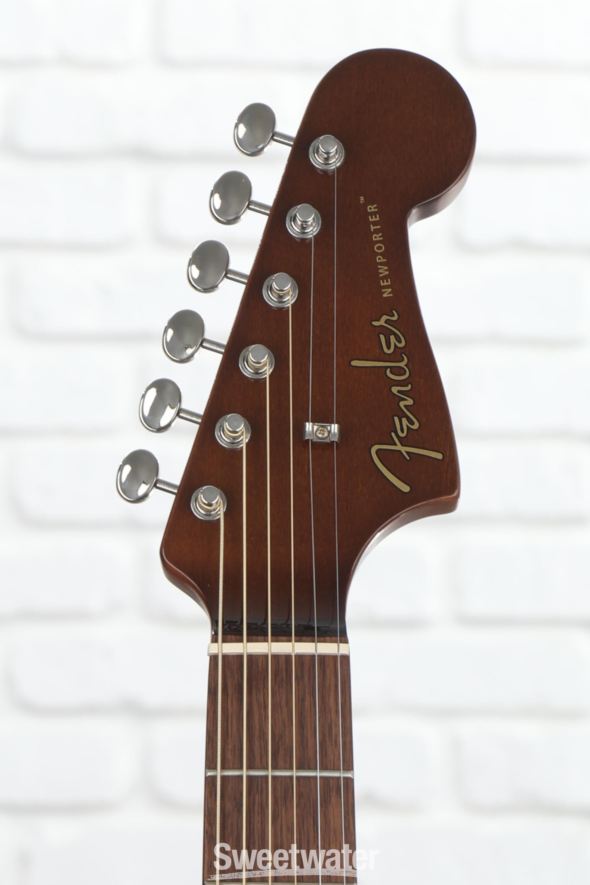 Fender Newporter Player Acoustic-Electric Guitar - Sunburst