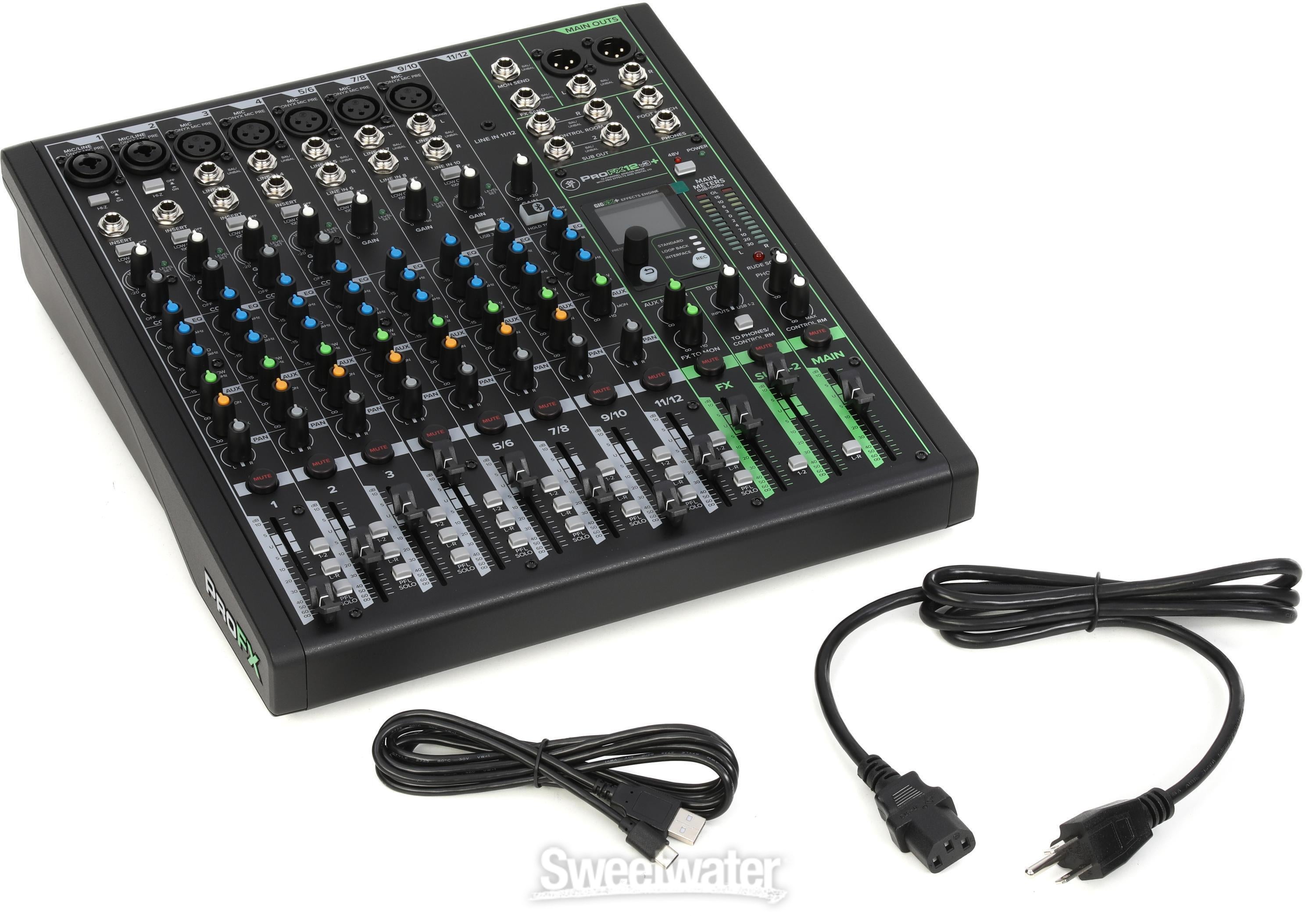 Mackie ProFX12v3+ 12-channel Mixer | Sweetwater