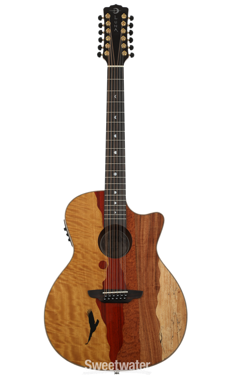 Luna Vista Eagle 12-string Acoustic-electric Guitar - Gloss