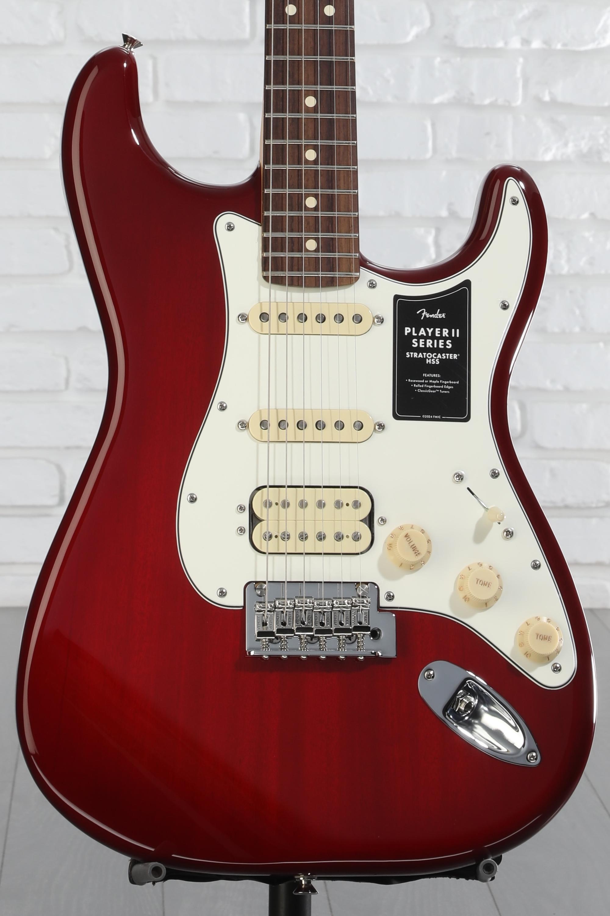 Fender Player II Stratocaster HSS Electric Guitar - Transparent