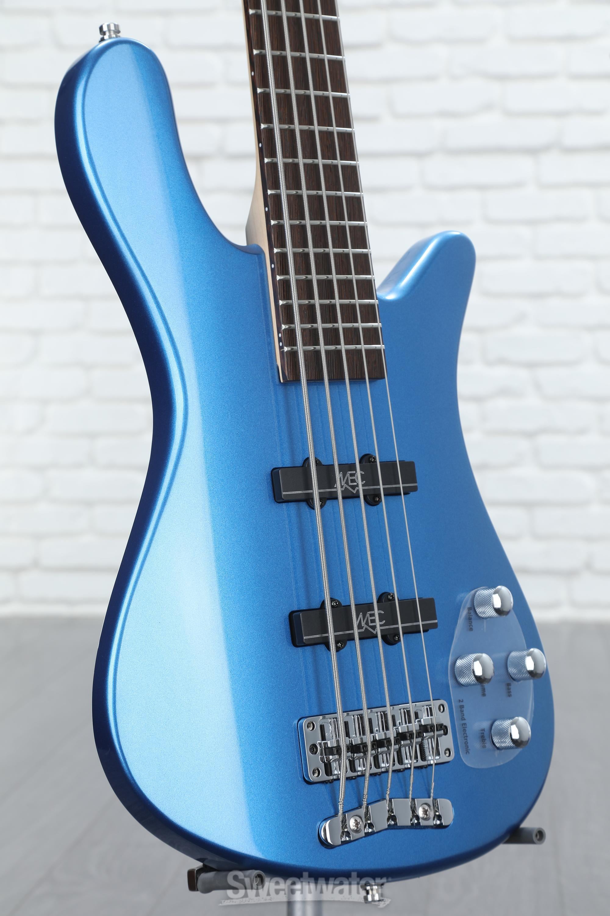 Warwick Rockbass Streamer 5 LX Electric Bass Guitar - Metallic Blue