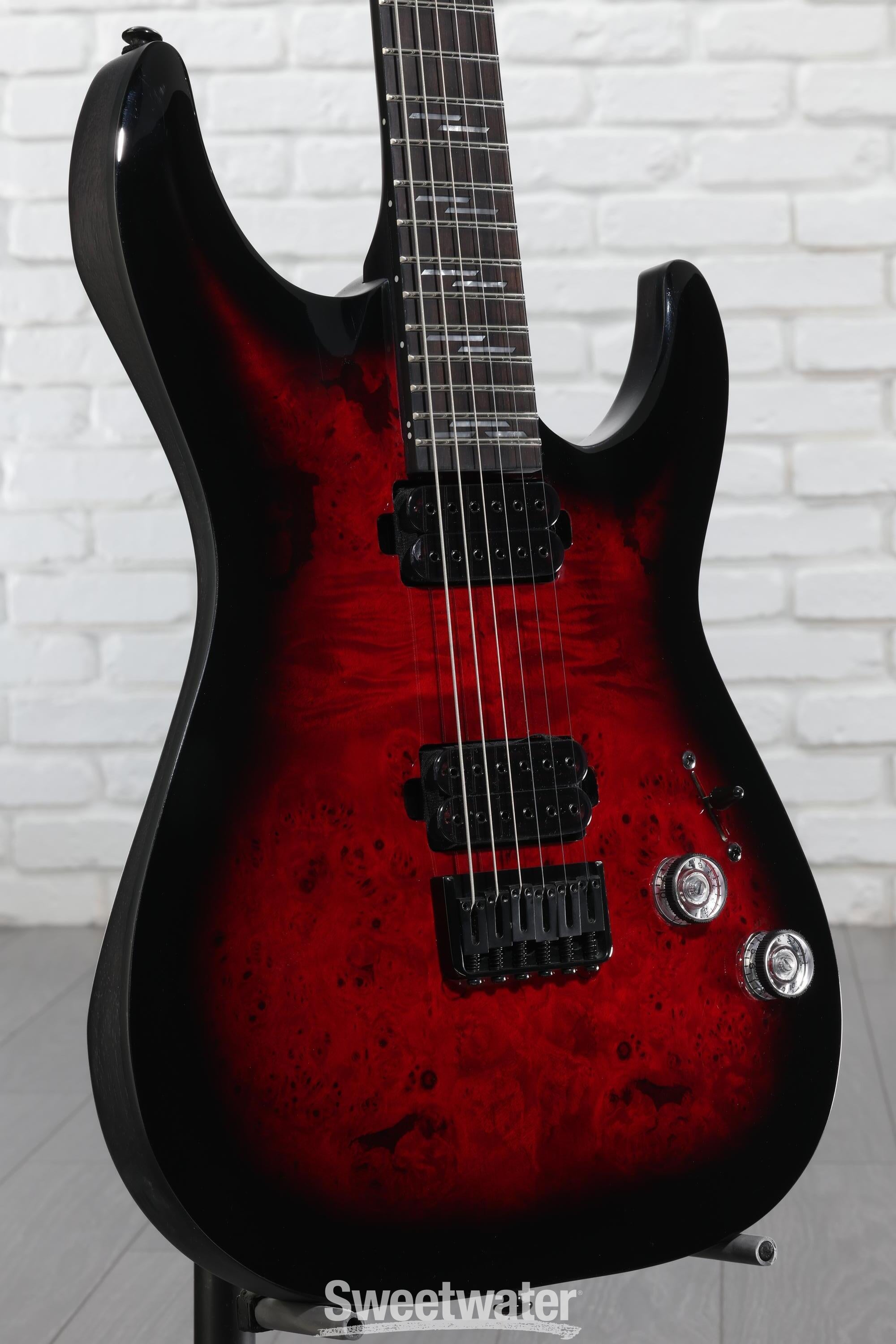 Schecter Omen Elite-6 Electric Guitar - Black Cherry Burst