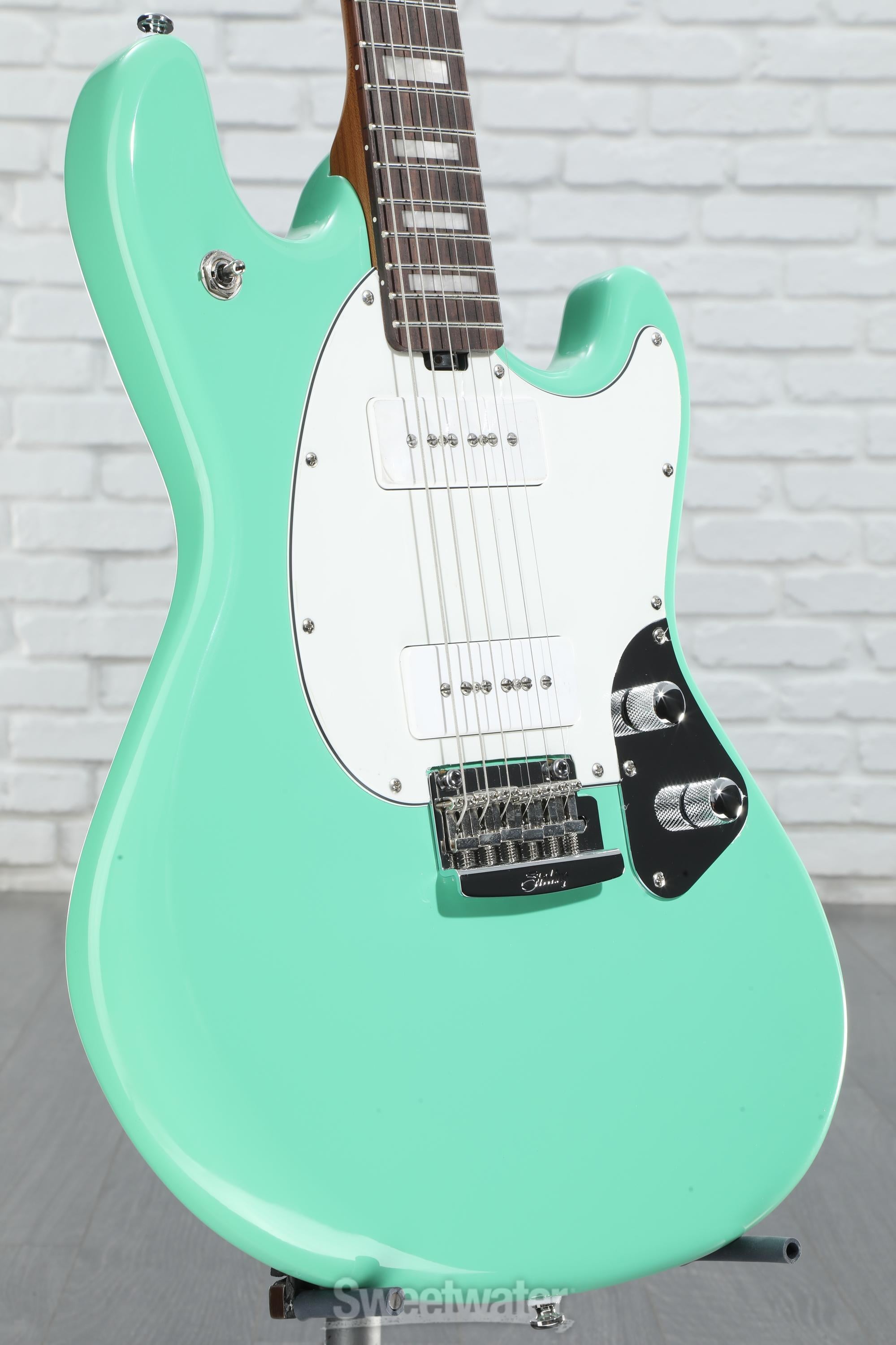 Sterling By Music Man StingRay Plus Electric Guitar - Seafoam