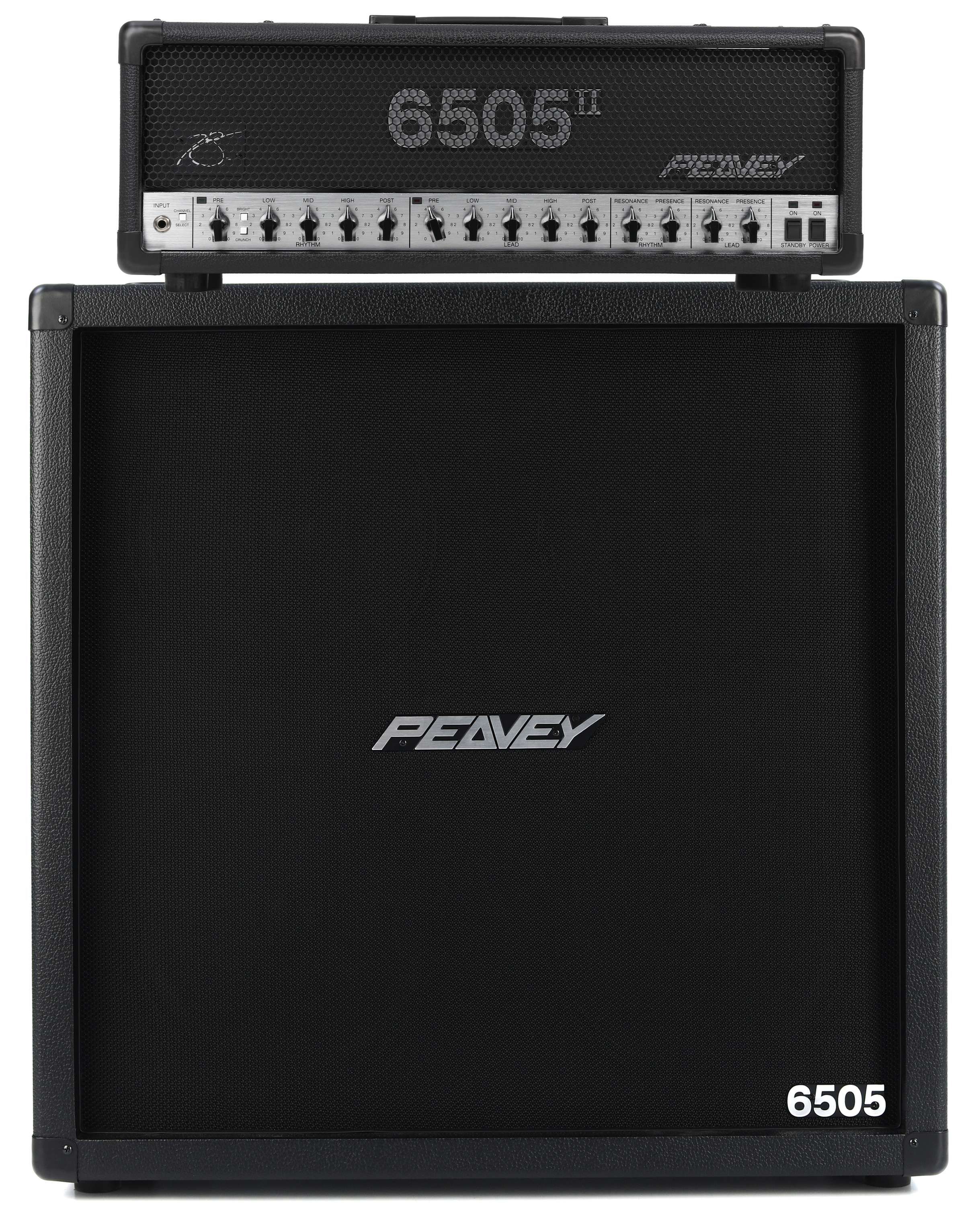 Peavey 6505 II 120W 2-channel Tube Head and 4x12 Straight Cabinet