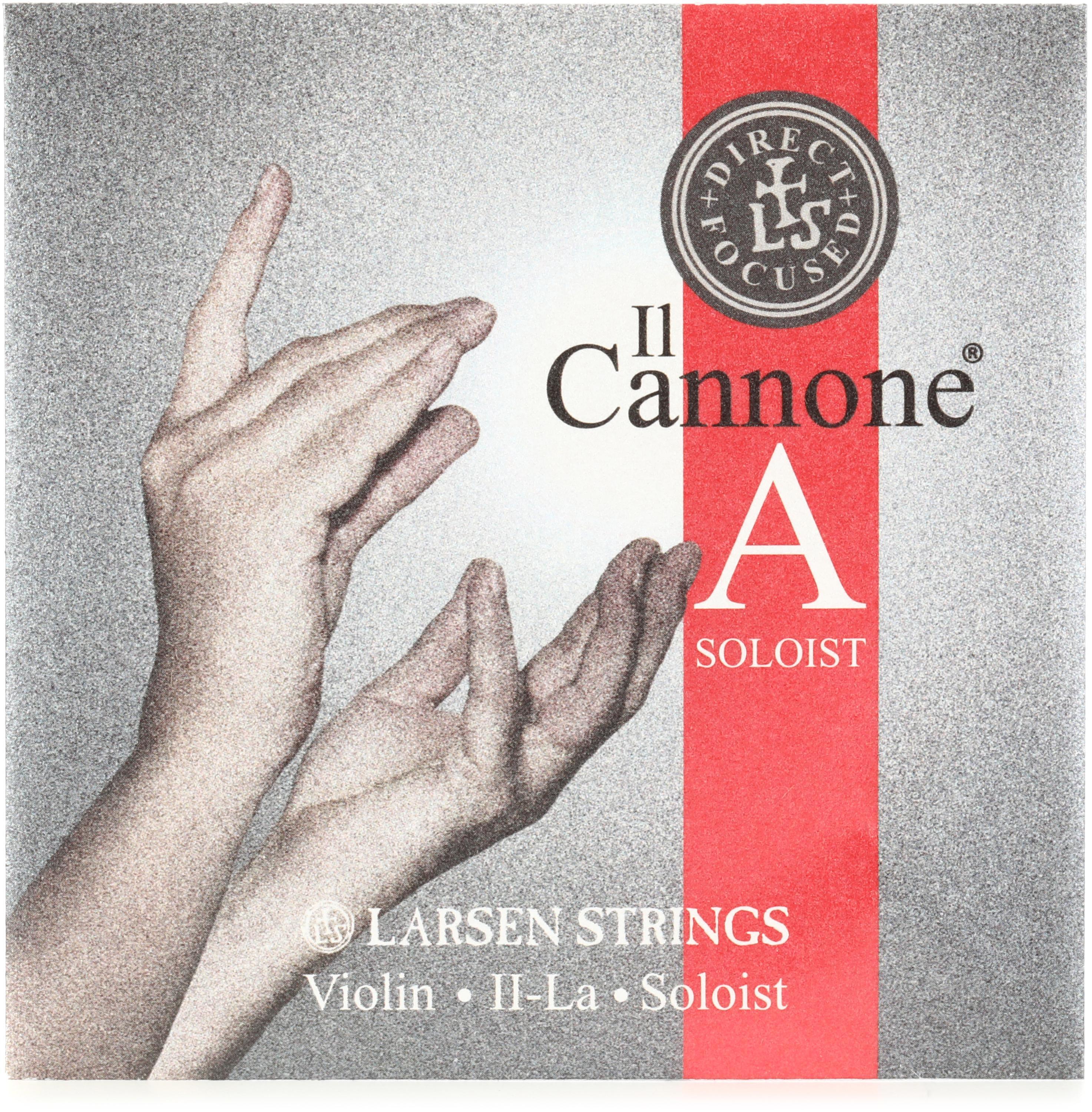 新品未開封 LARSEN バイオリン弦 il Cannone Soloist Larsen Il Cannone Soloist Violin String Set