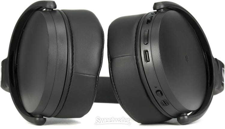 Sennheiser HD 350BT Wireless Closed-Back Around-Ear Headphone with Mic,  Black 508384