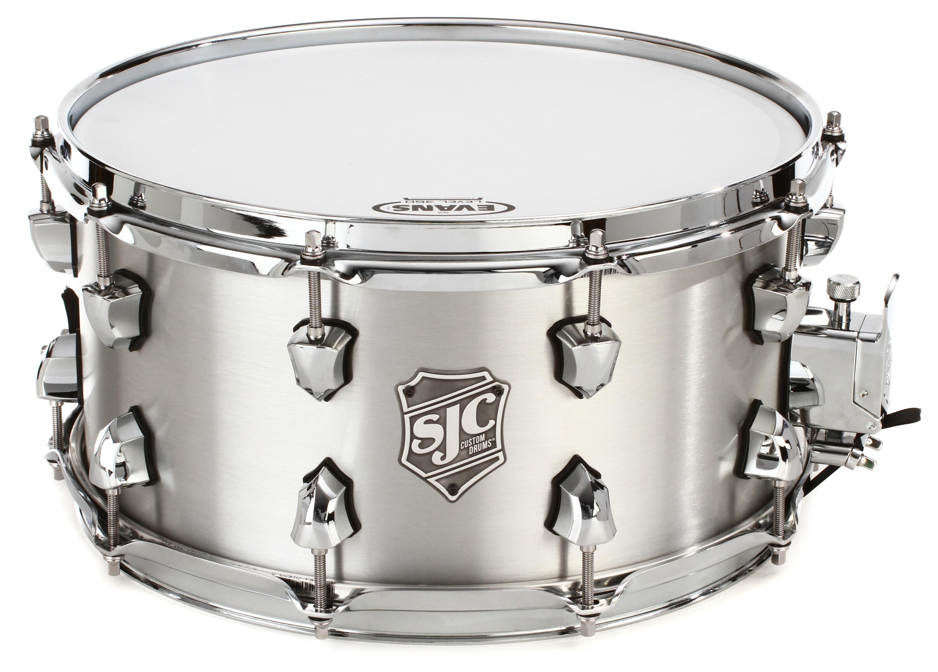 SJC Custom Drums Titan 2.5mm Aluminum Snare Drum - 7