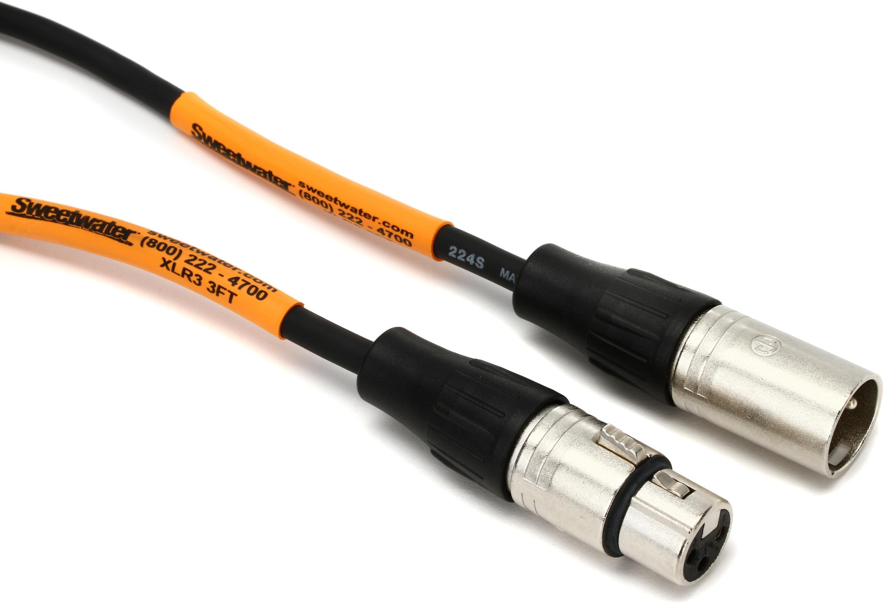 Bundled Item: Pro Co EXM-3 Excellines XLR Female to XLR Male Patch Cable - 3 foot