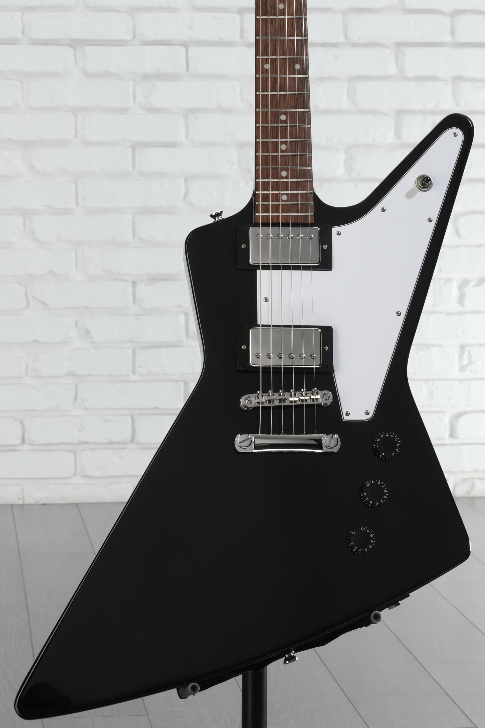 ギター Epiphone Inspired by Gibson Custom Ebony Epiphone Inspired by Gibson Custom Les Paul Custom Ebony