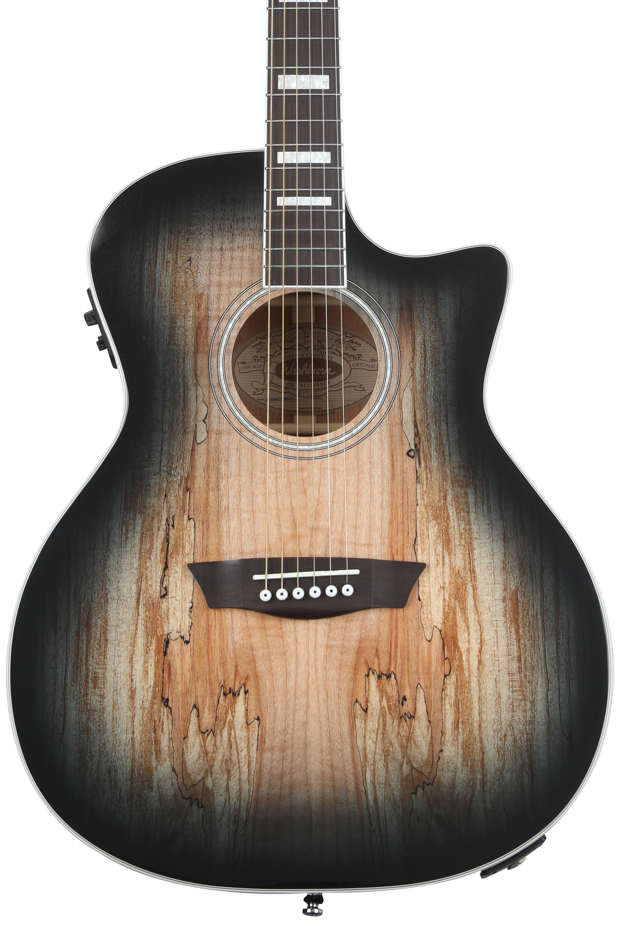 Washburn Deep Forest Spalted Maple Acoustic-electric Guitar