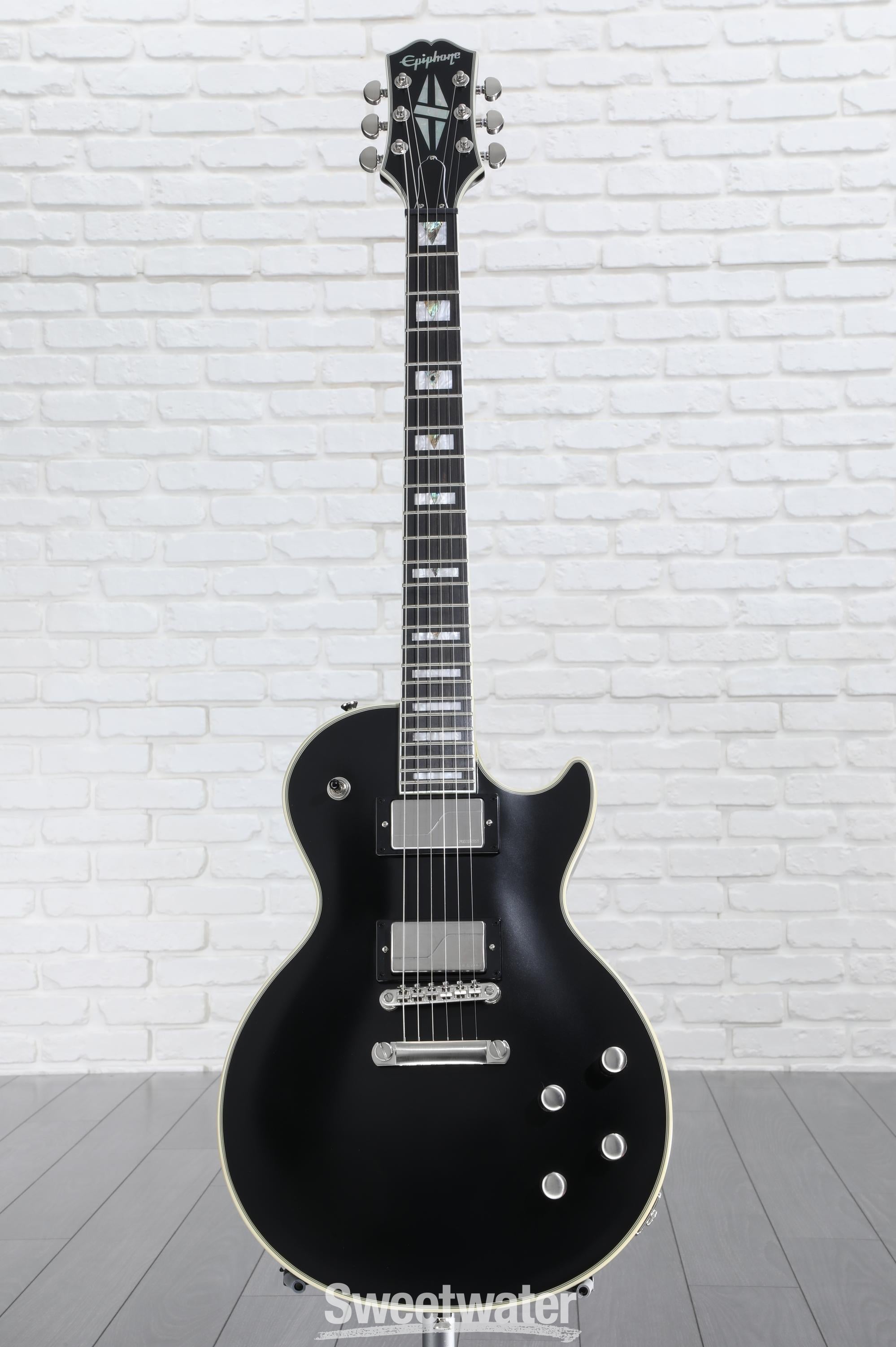 Epiphone Les Paul Prophecy Electric Guitar - Black Aged Gloss | Sweetwater