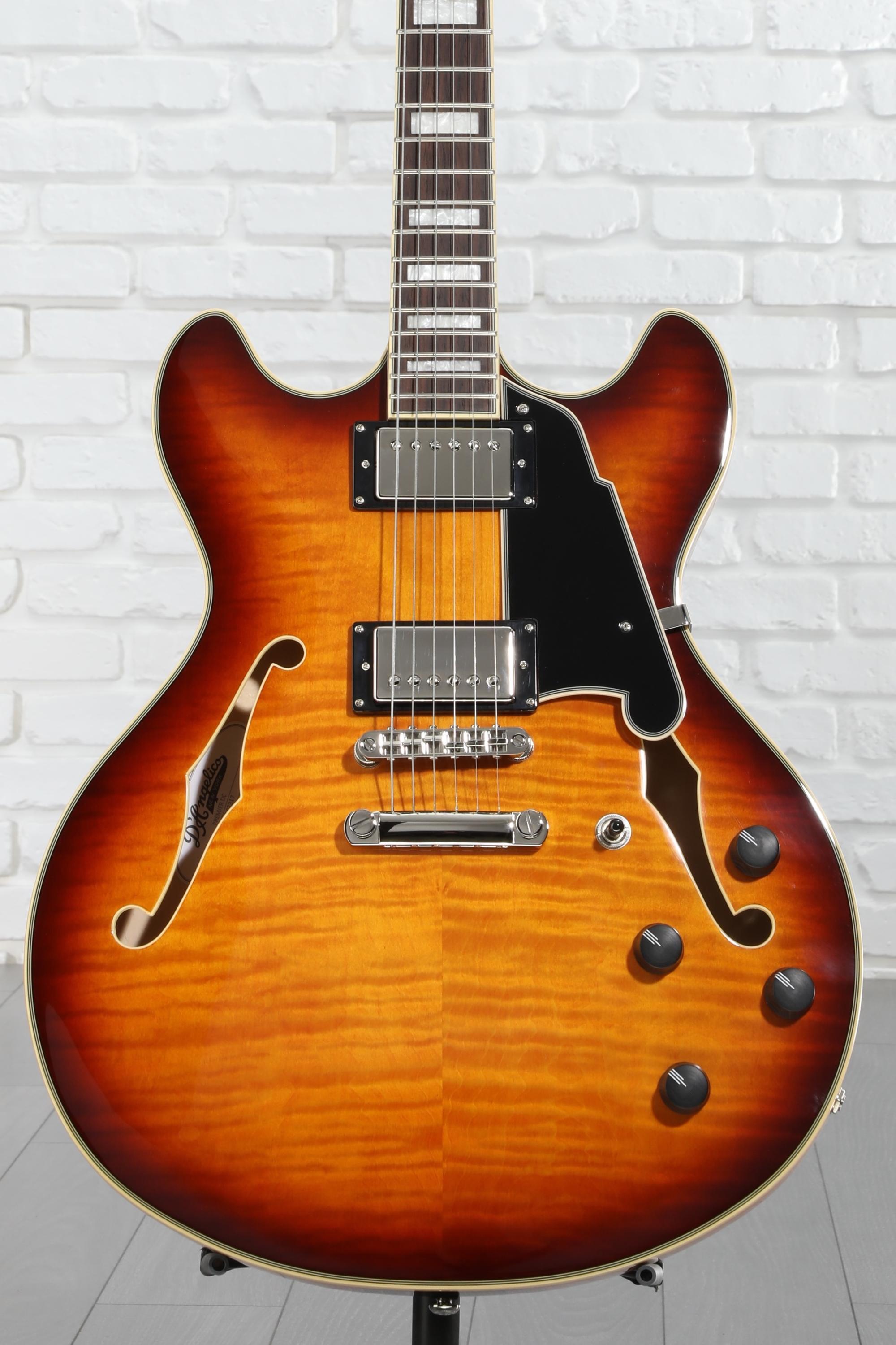 ギター D'AngelicoPremierMini DC Dark Iced Burst D'Angelico Premier Mini DC - Dark Iced Tea Burst – Mak's Guitars