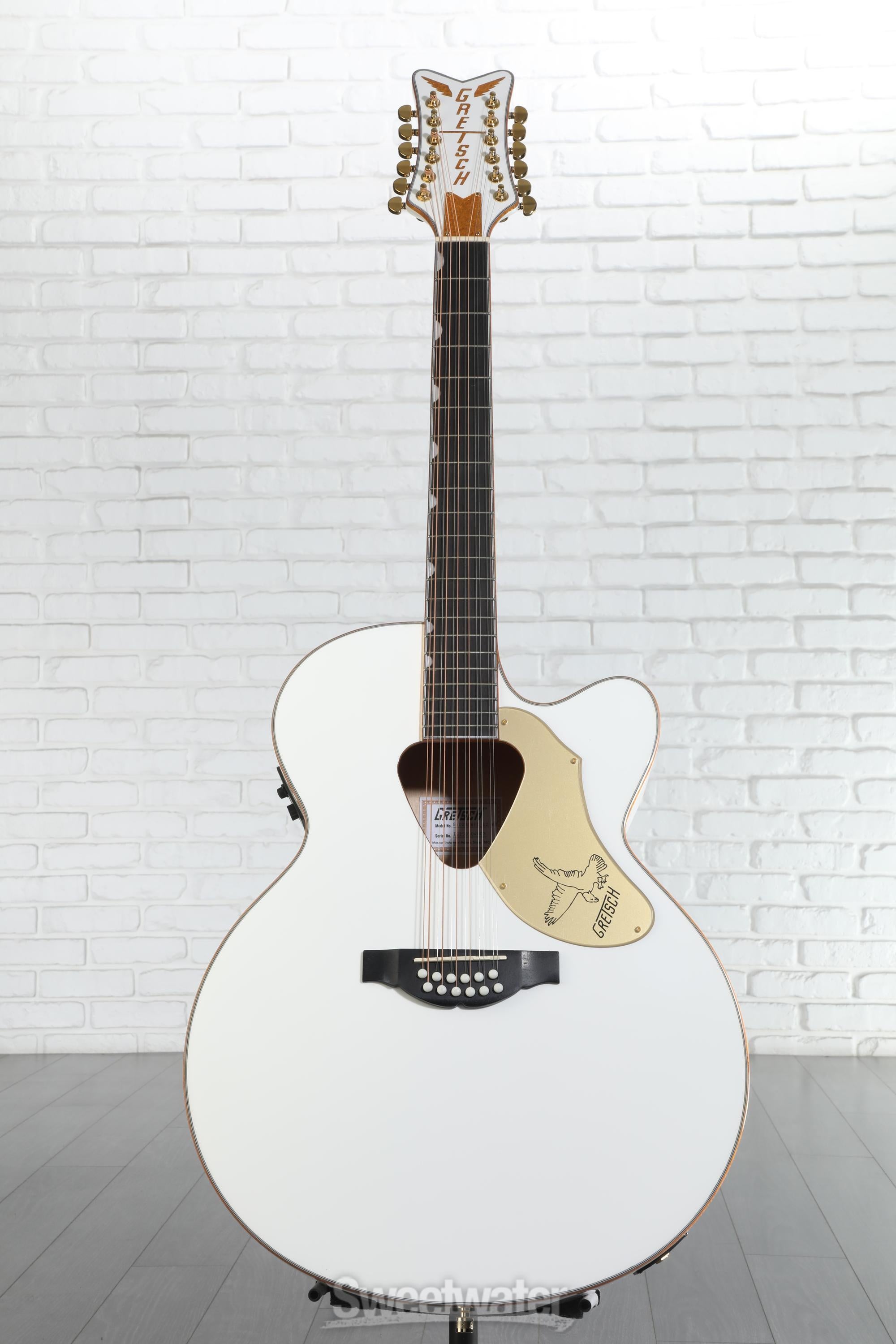 Gretsch G5022CWFE-12 Rancher Falcon Jumbo - White | Sweetwater
