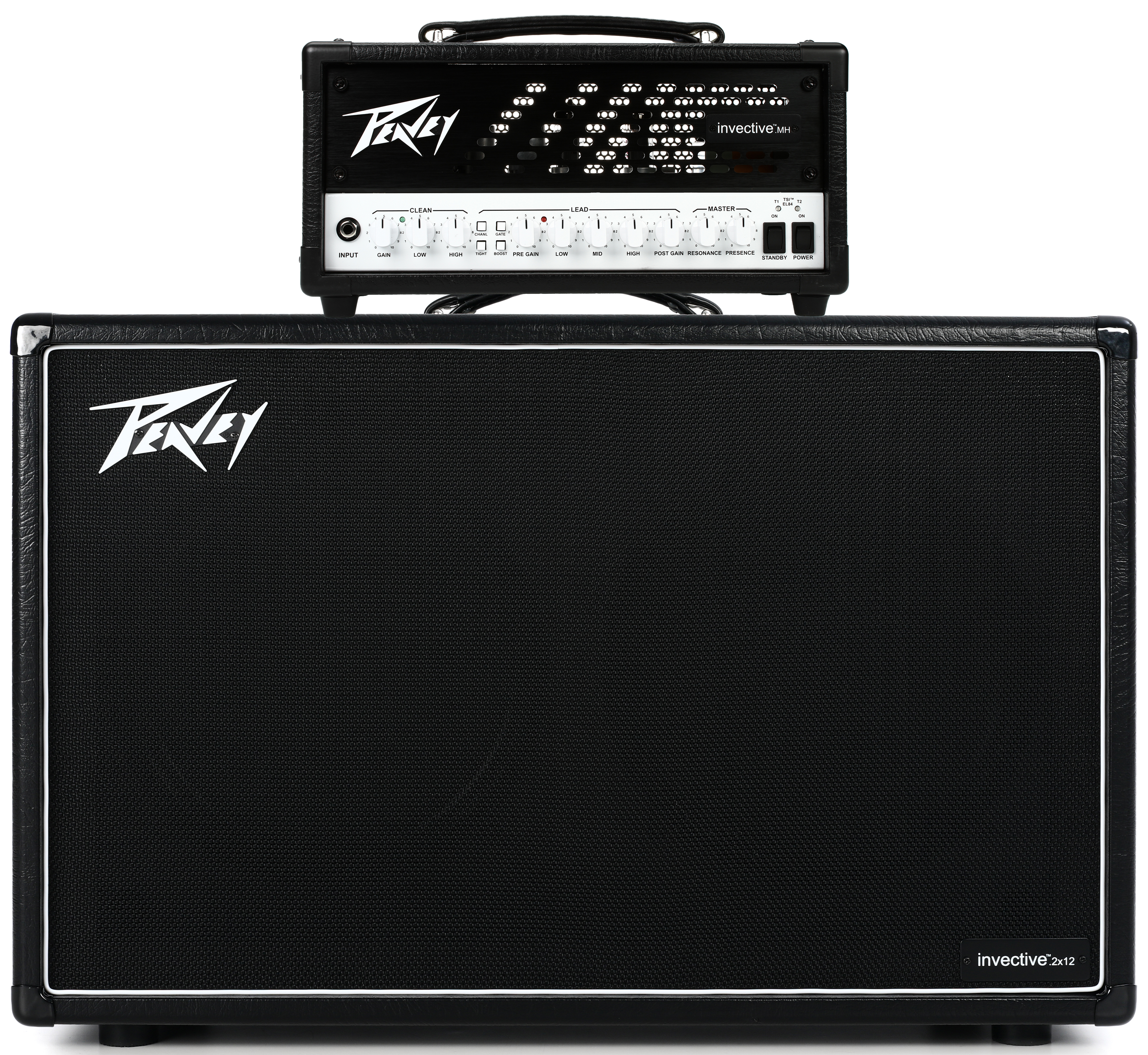 Peavey Invective MH 20/5/1-watt Tube Head with 120-watt 2x12
