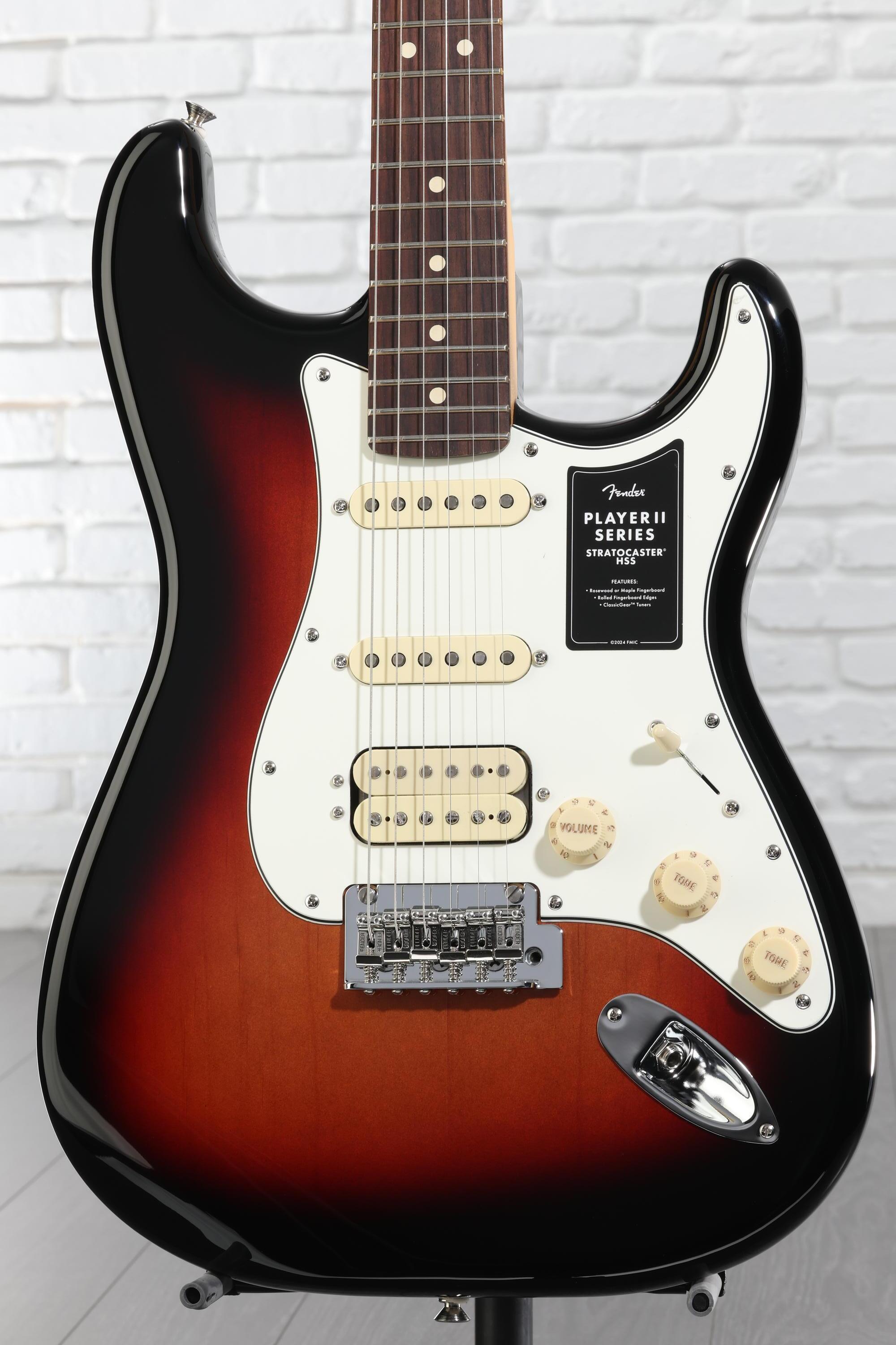 Fender Player II Stratocaster HSS Electric Guitar - 3-color