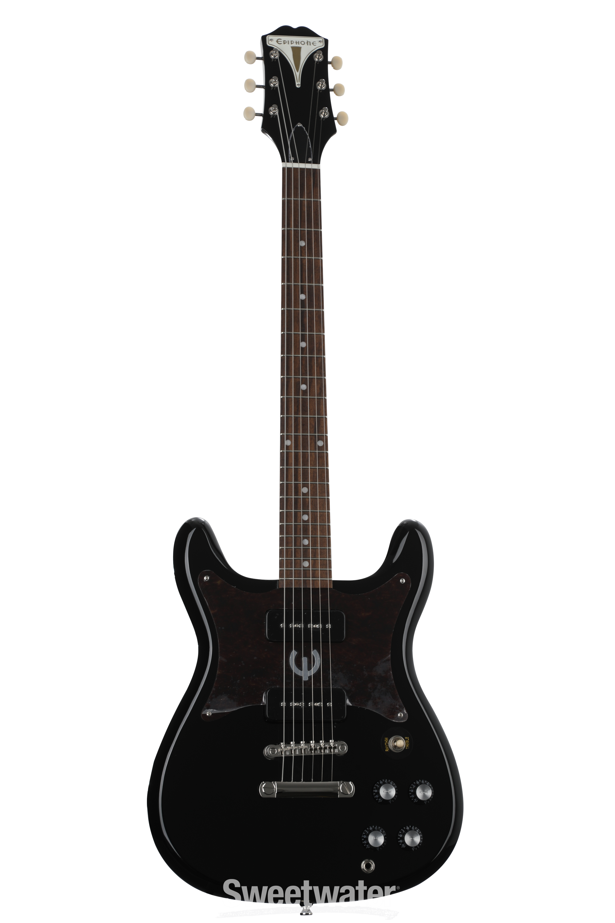 Epiphone Wilshire P 90s Electric Guitar Ebony Sweetwater