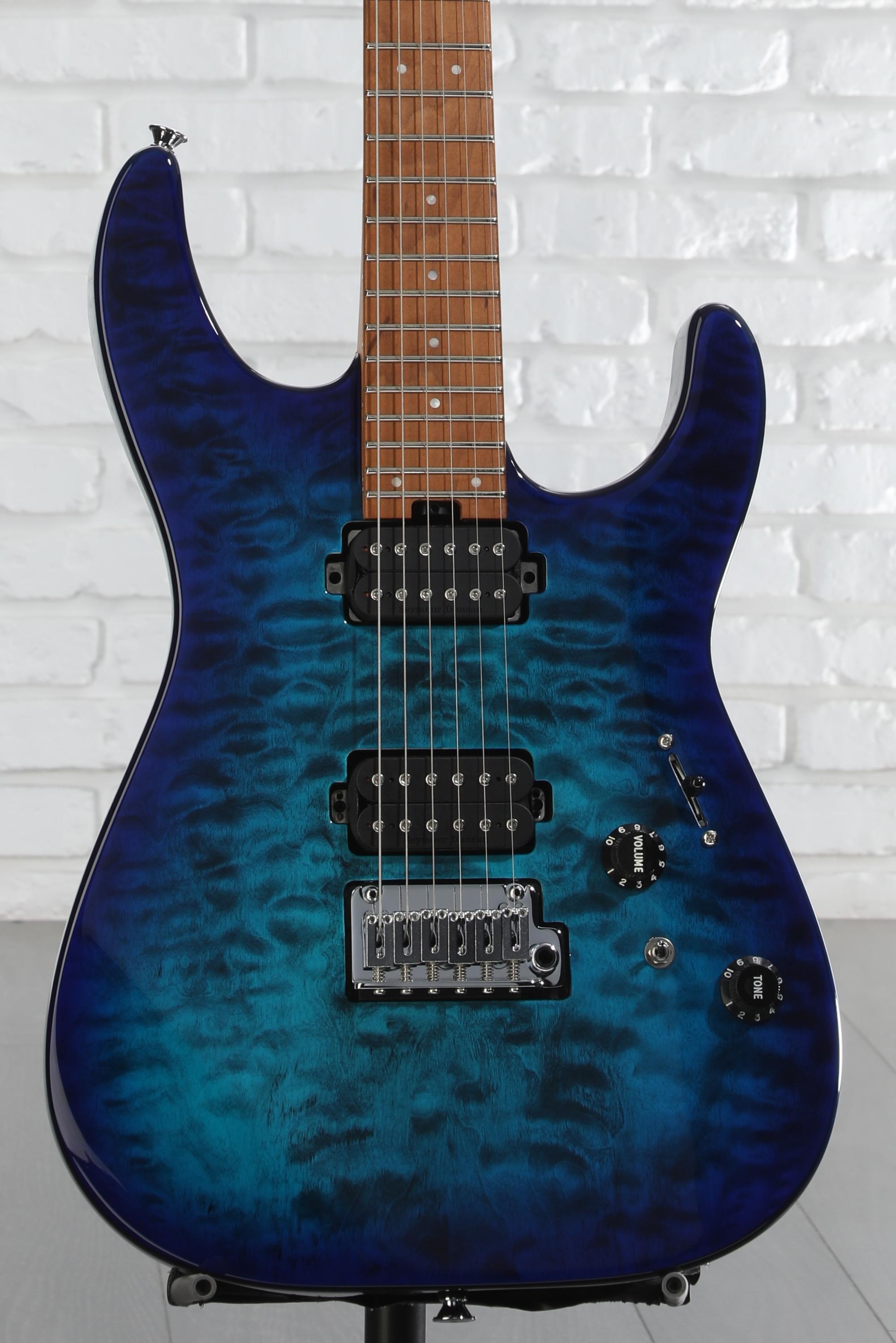 ほぼ新品CHARVEL Pro-Mod DK24 HH 2PT Blue Charvel Pro-Mod DK24 HH 2PT CM Electric Guitar Matte Blue