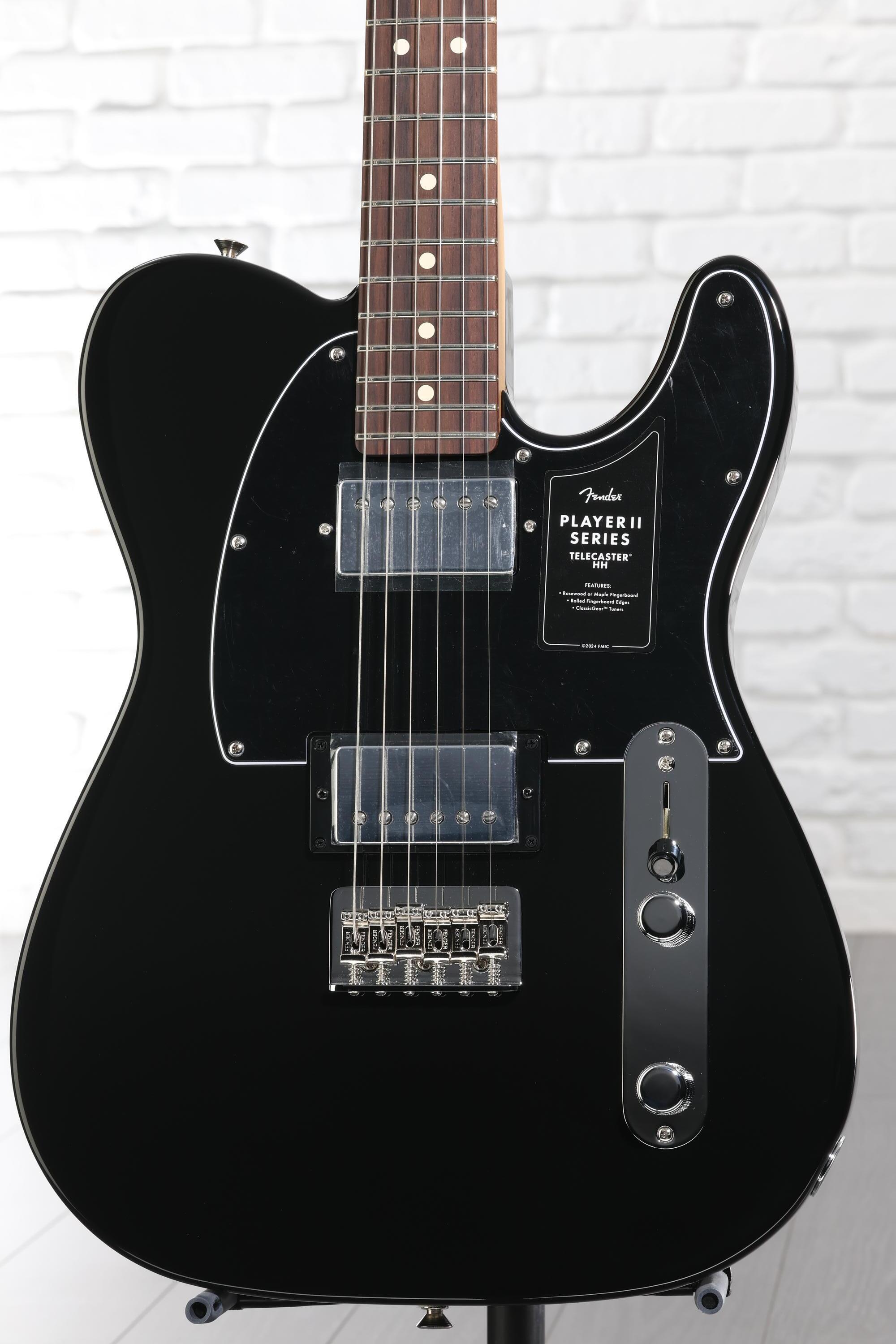 Fender Player II Telecaster HH Electric Guitar - Black with