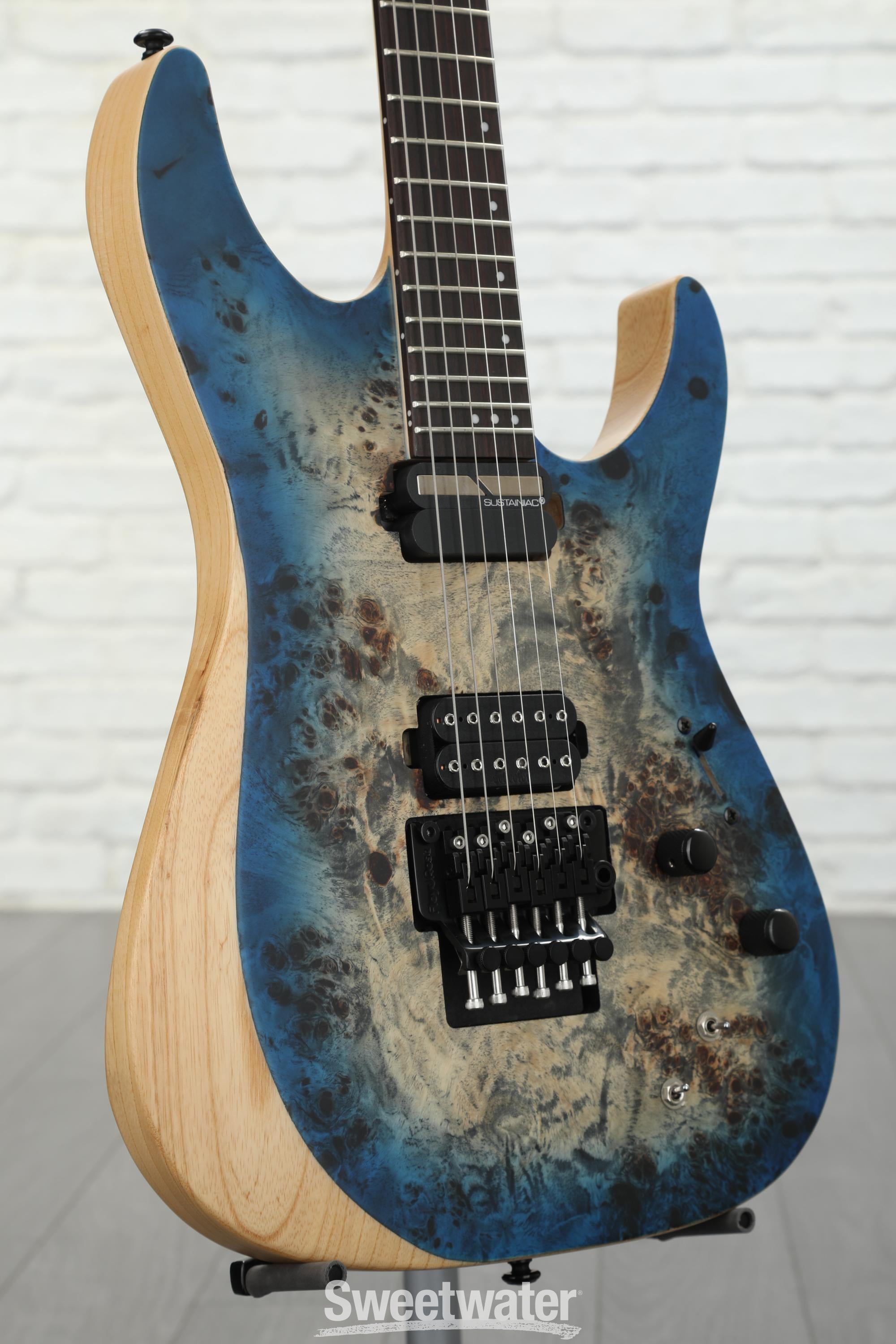 Schecter Reaper-6 Electric Guitar - Satin Sky Burst | Sweetwater