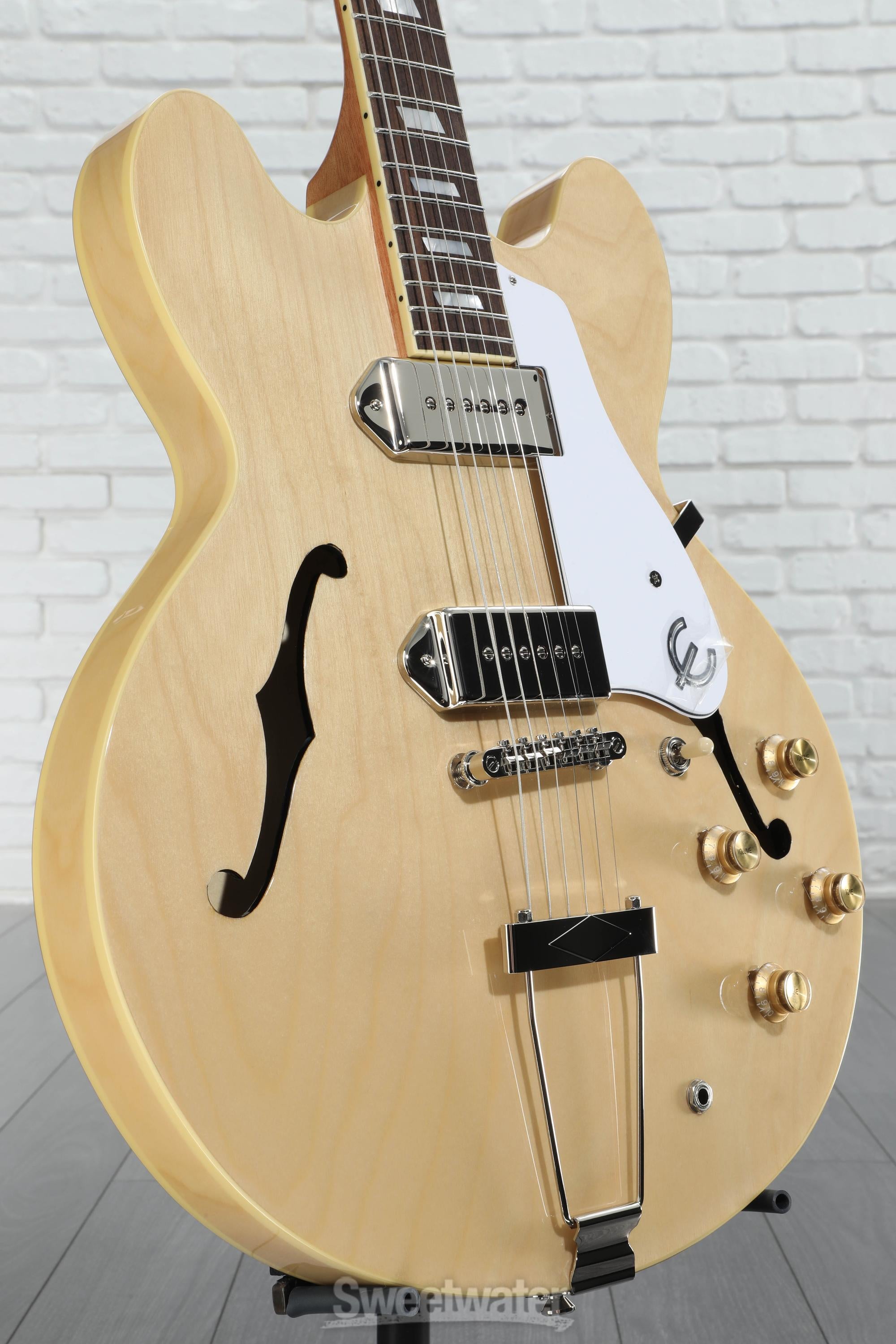 Epiphone Casino Hollowbody Electric Guitar - Natural | Sweetwater