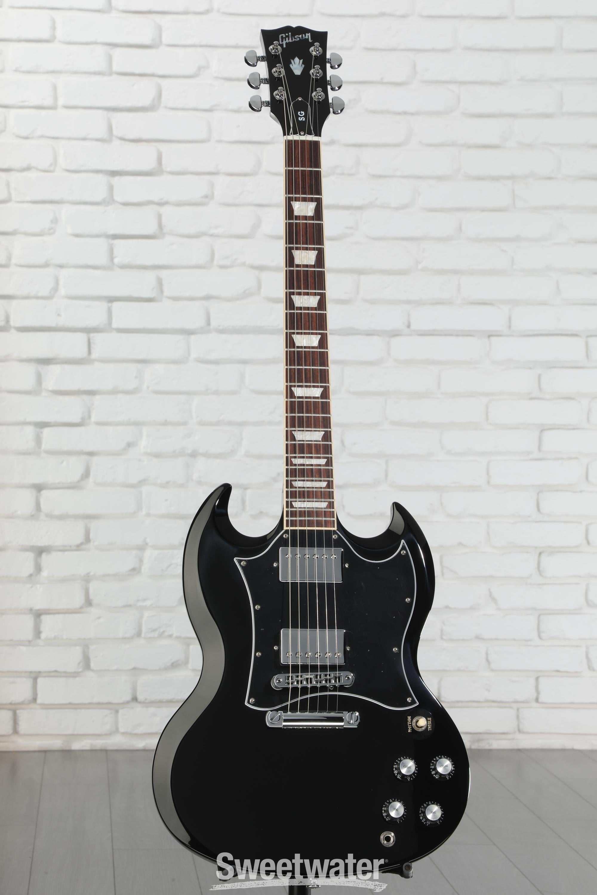 ギブソン SG スタンダード エボニー Gibson SG Standard Electric Guitar - Ebony | Sweetwater