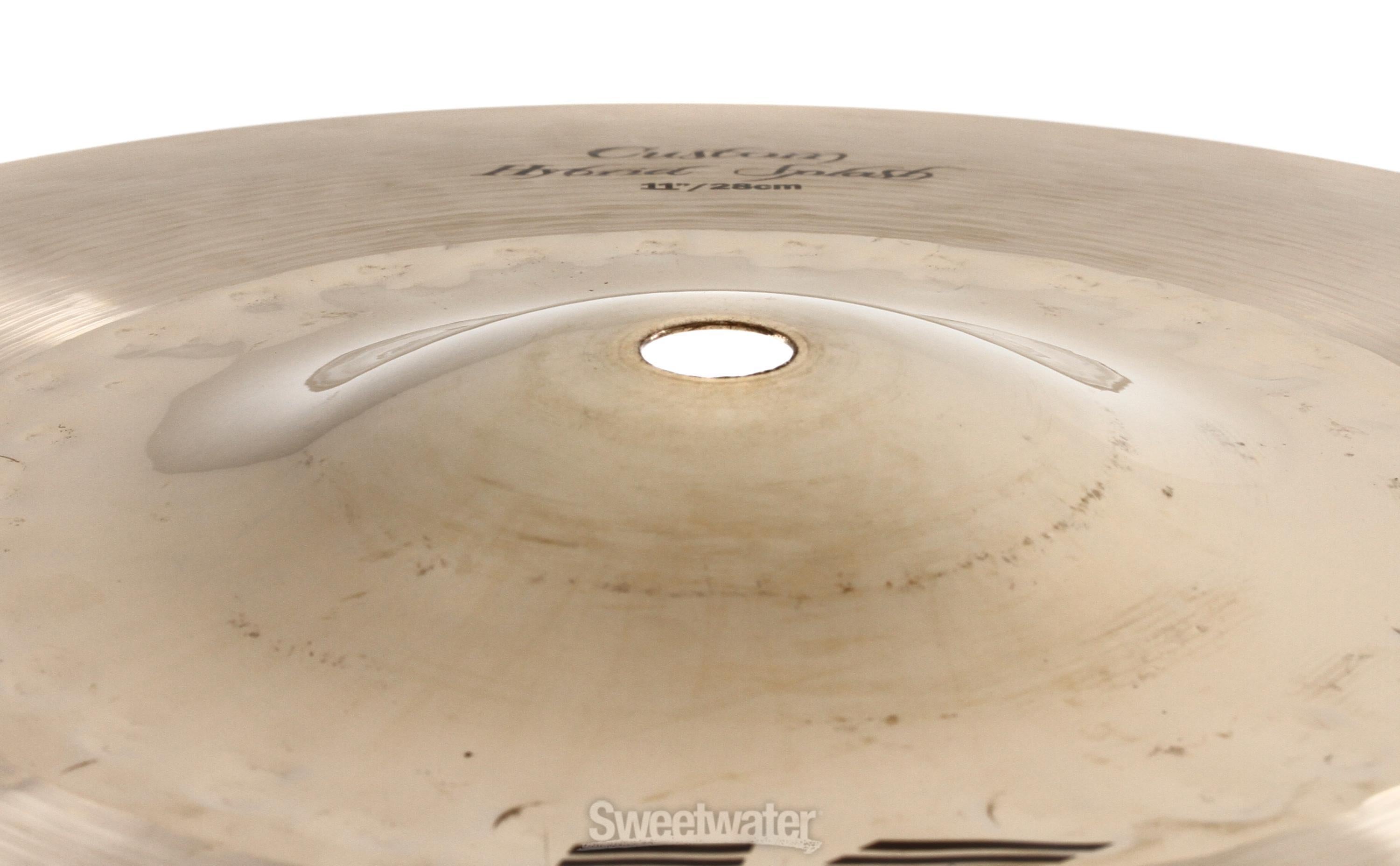 Zildjian 11 inch K Custom Hybrid Splash Cymbal | Sweetwater