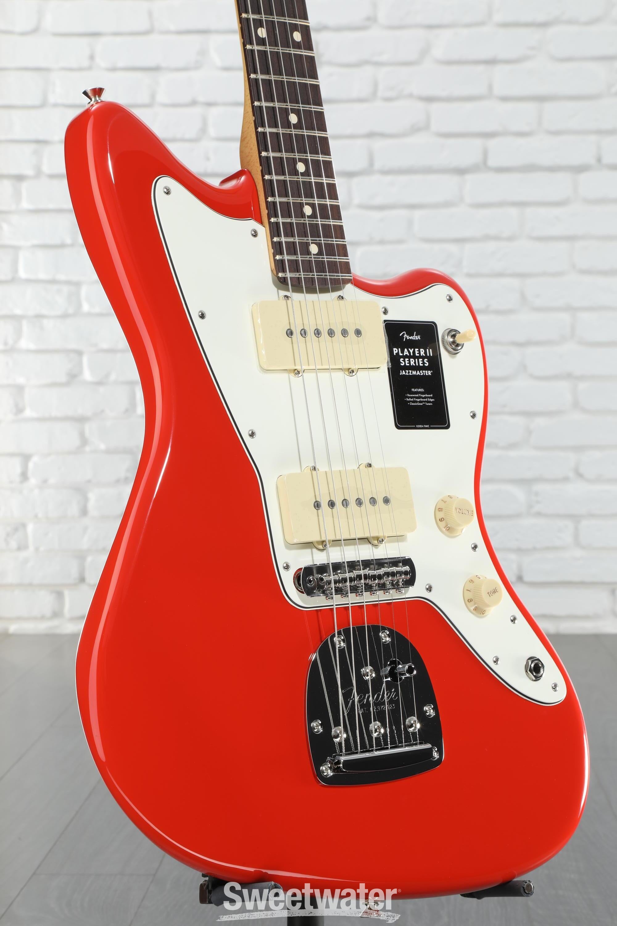 Amazon.com: Fender Player Jazzmaster Electric Guitar, Polar