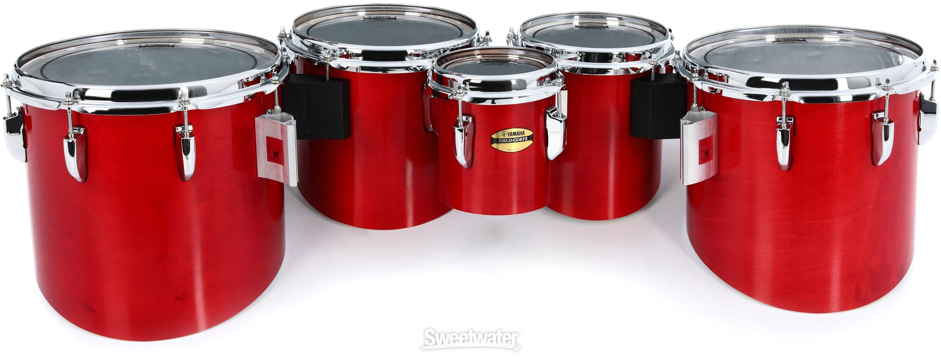 Yamaha MQTSF-68023R 8300 Field Corps Series Small Quint -  6/8/10/12/13-inch, Red Forest