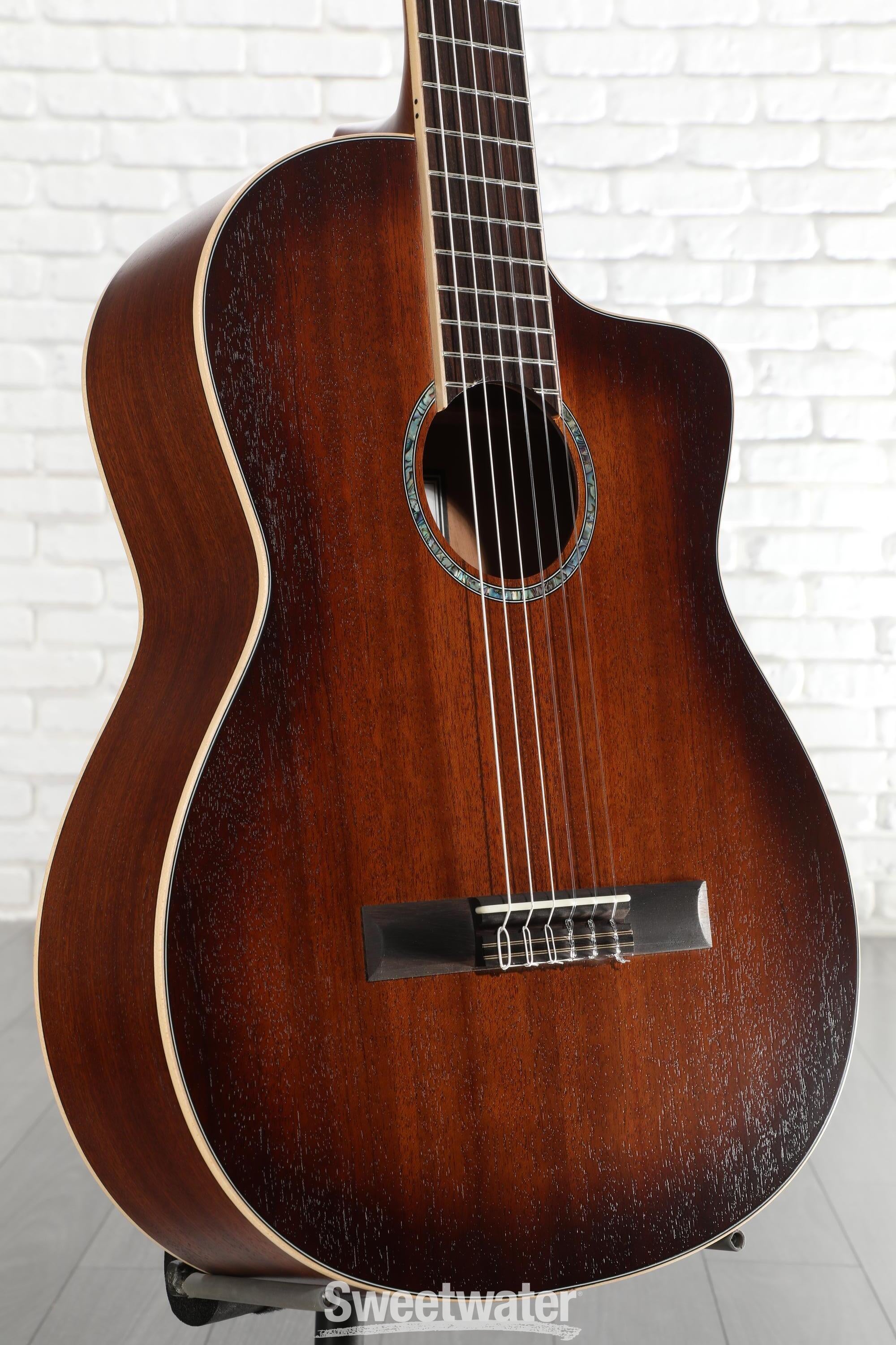 Photo of Cordoba C4-CE Nylon String Acoustic-Electric Guitar - Edgeburst