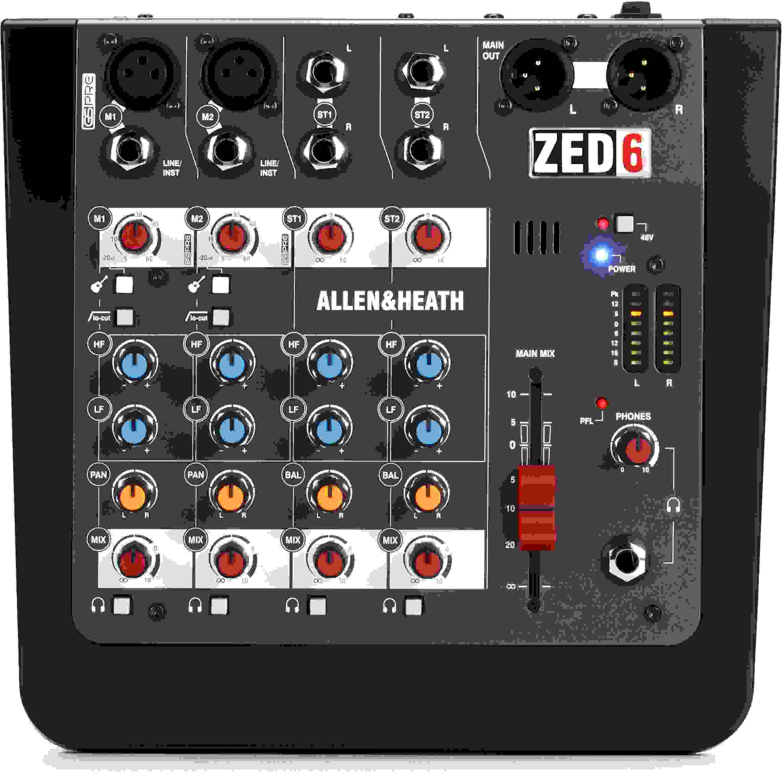 Allen & Heath ZED-6 4-channel Compact Mixer