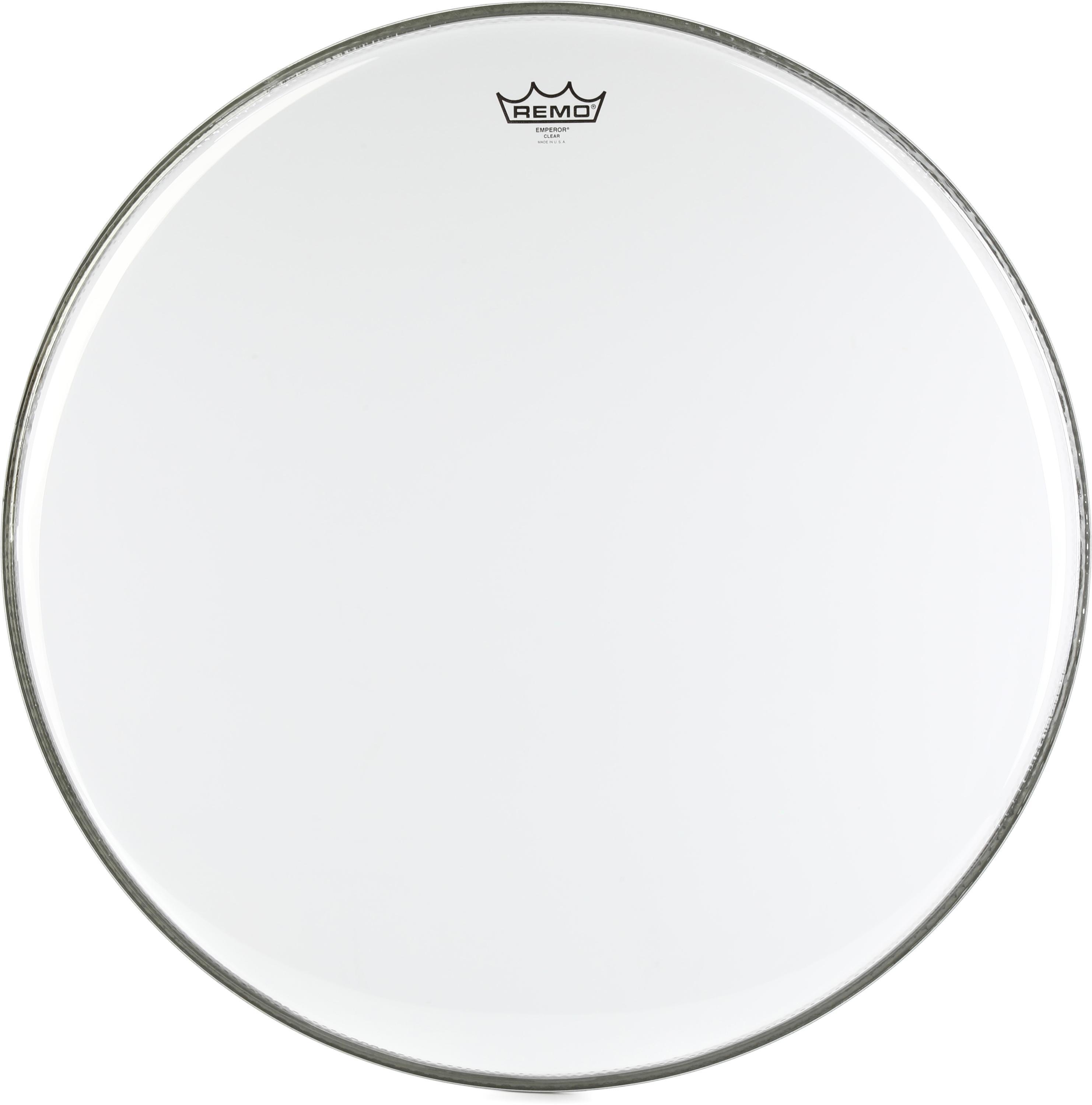 Photo of Remo Emperor Clear Bass Drumhead - 24 inches