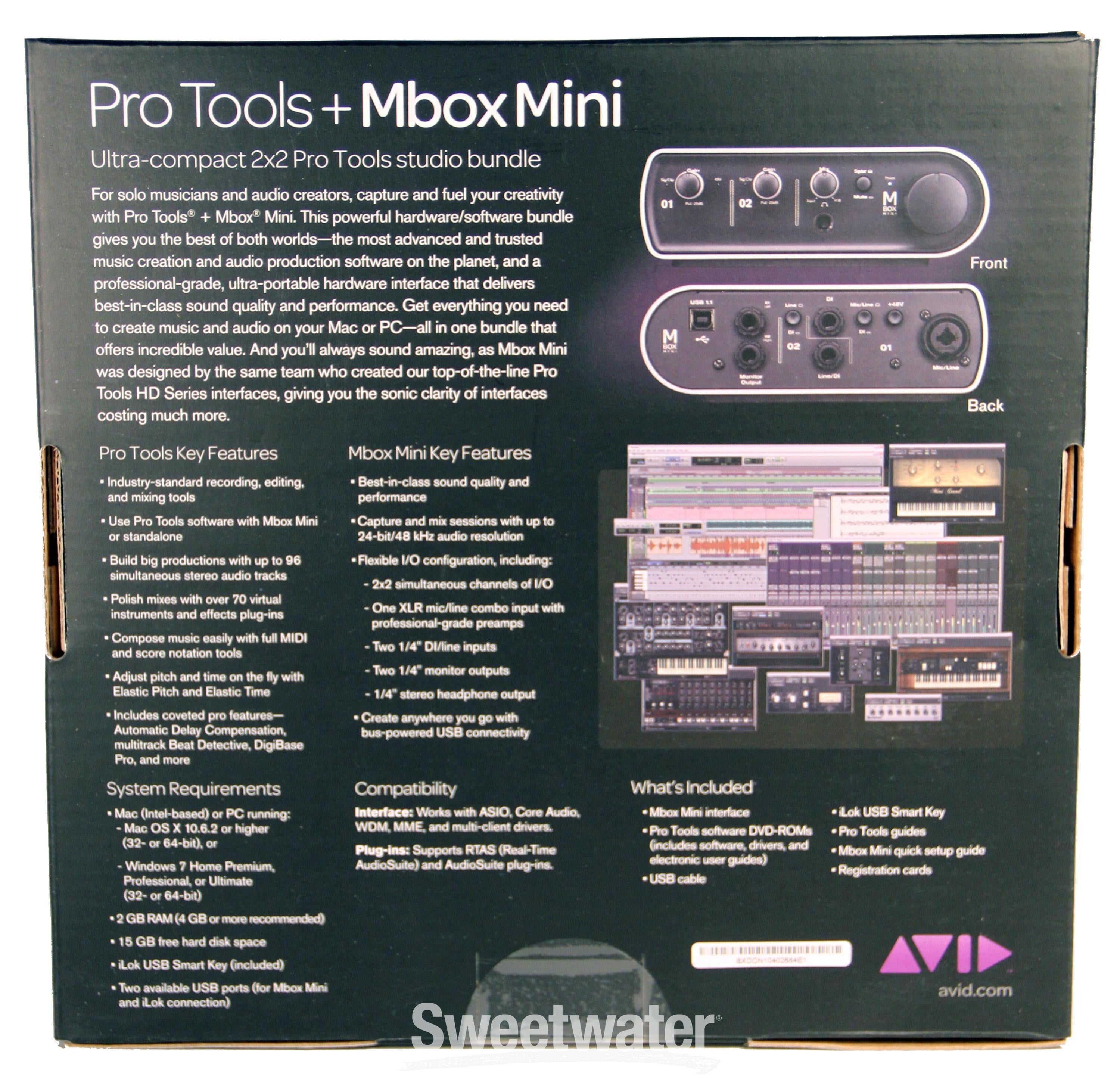 Avid Pro Tools + Mbox Mini | Sweetwater