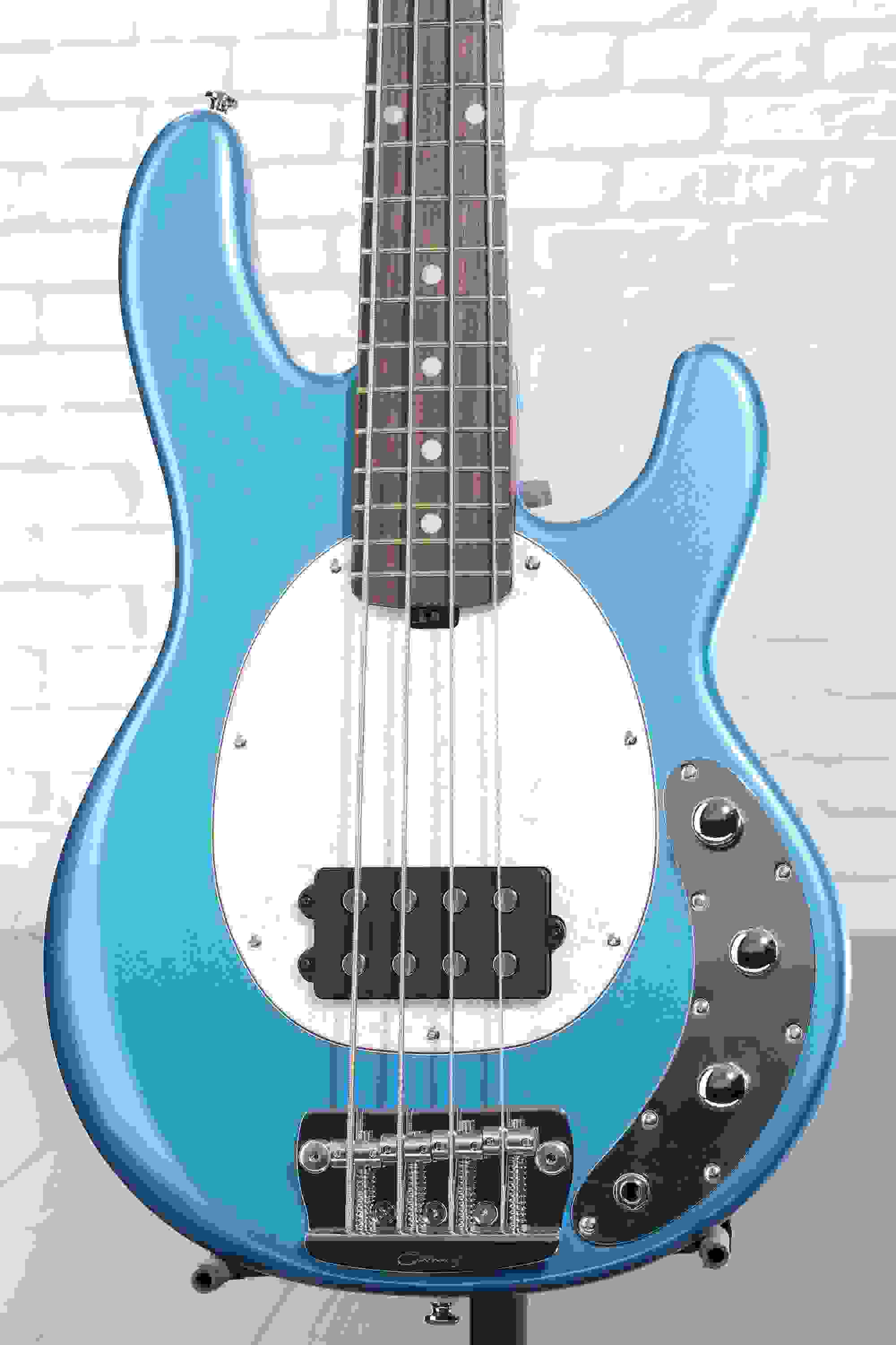 Sterling By Music Man StingRay RAYSS4 Electric Bass Guitar - Toluca Lake Blue