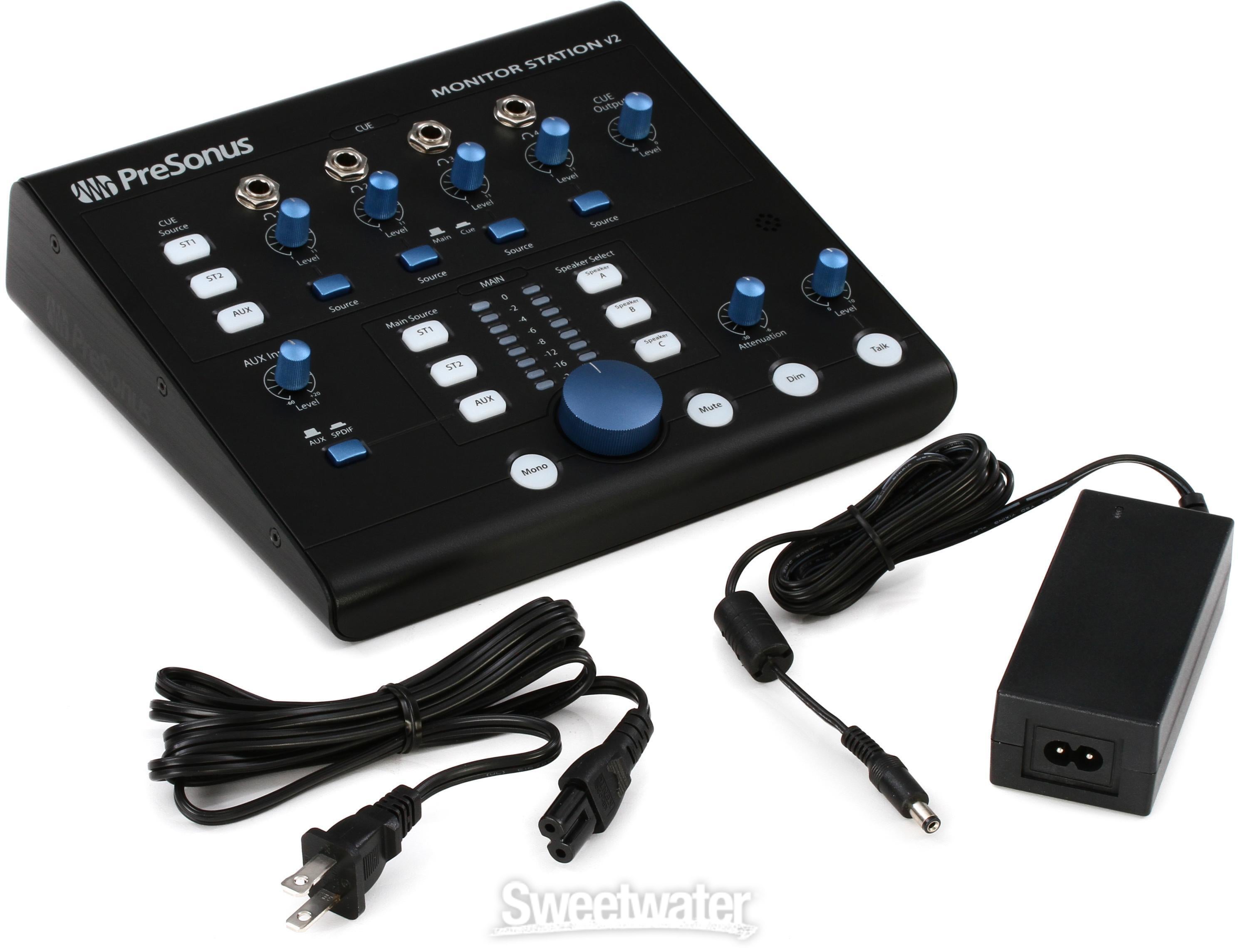 PreSonus Monitor Station V2 Desktop Monitor Controller | Sweetwater