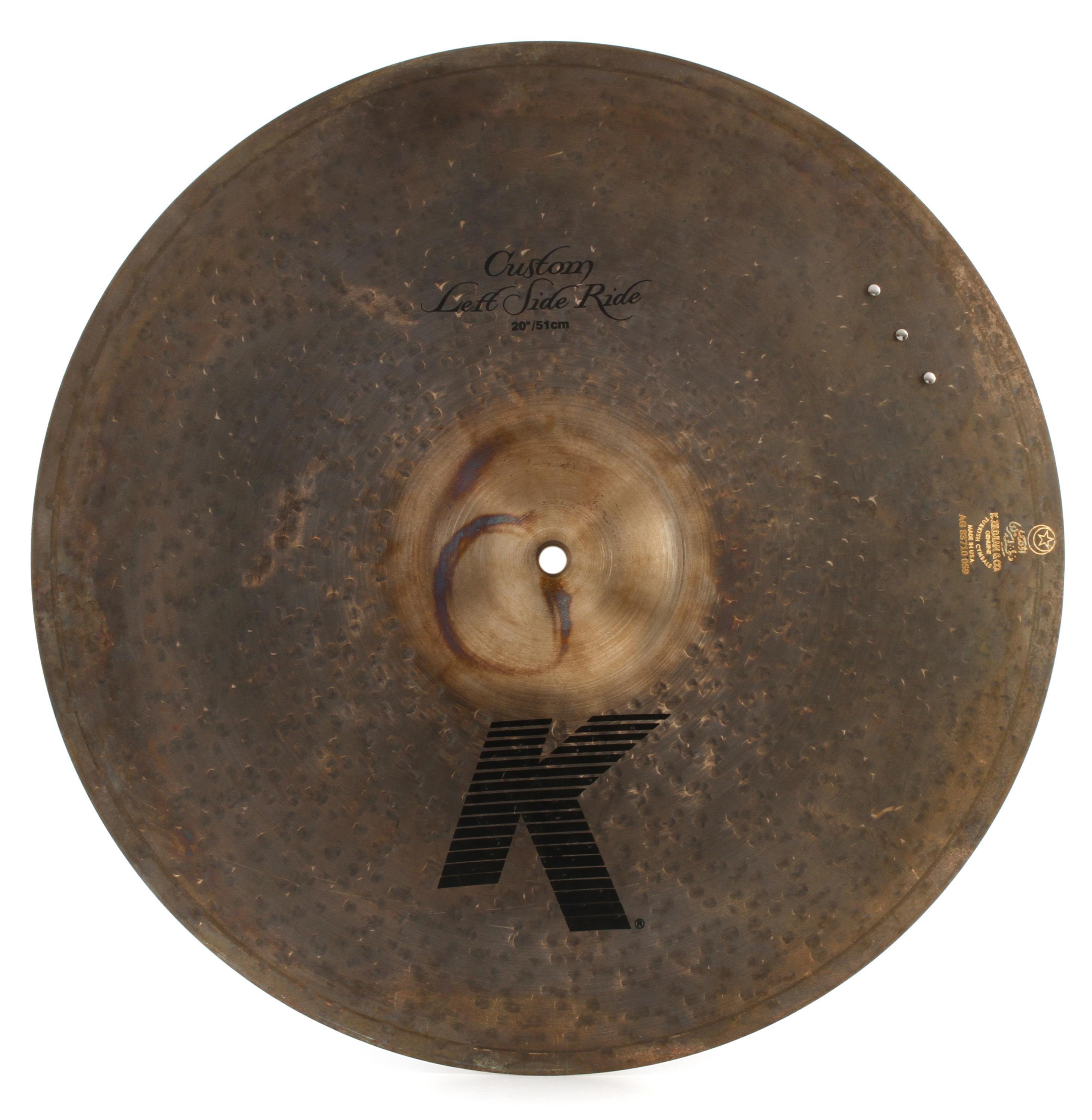 Zildjian 20 inch K Custom Left Side Ride Cymbal | Sweetwater