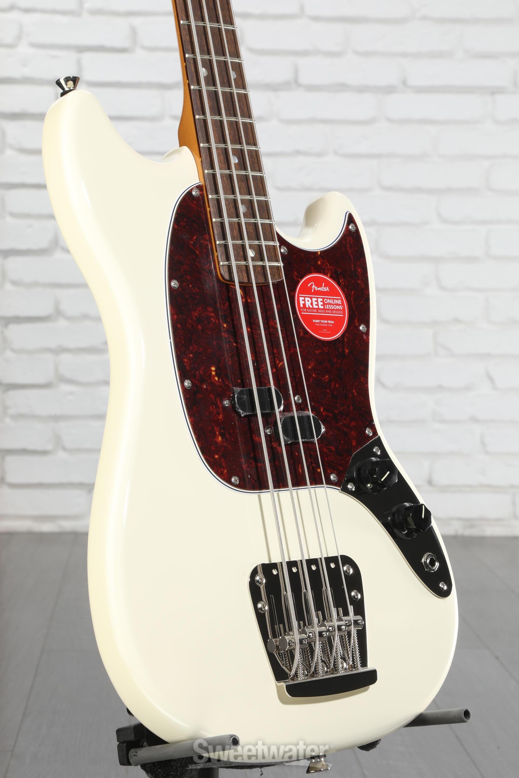 Squier Classic Vibe '60s Mustang Bass - Olympic White Reviews