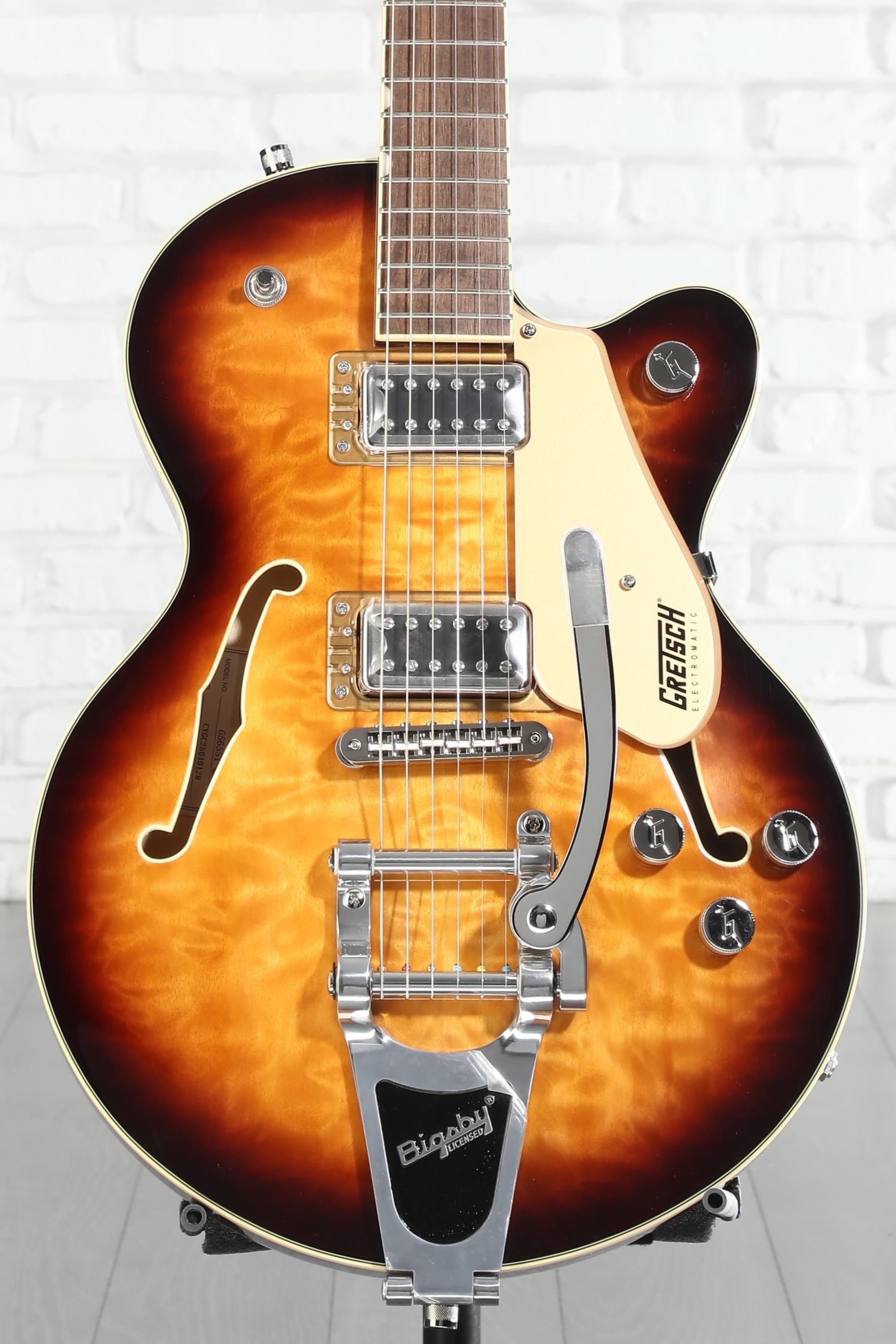 Gretsch G5655T-QM Electromatic Center Block Jr. Quilt Semi