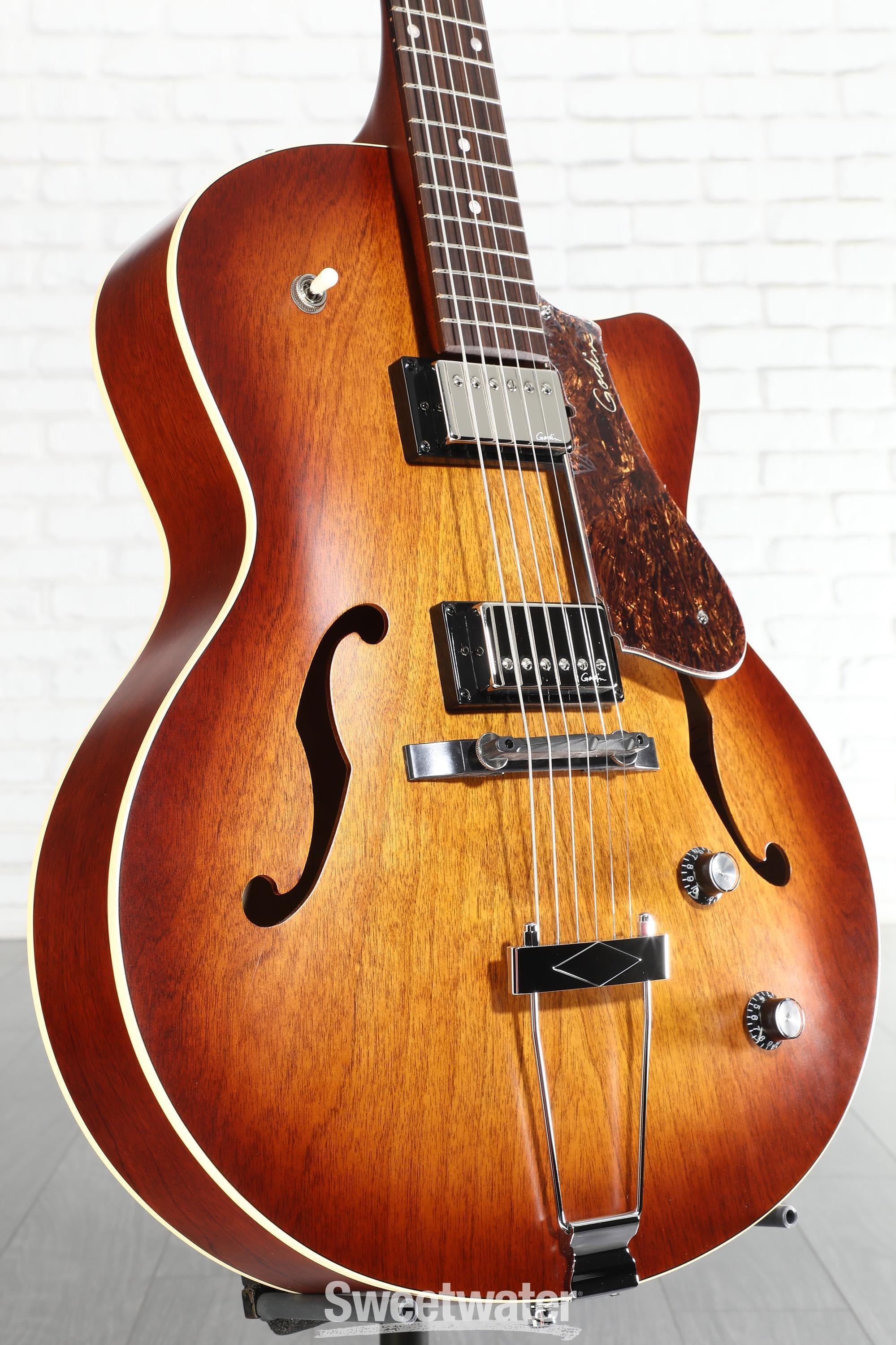 Godin 5th Avenue CW Kingpin II HB Hollowbody Electric Guitar