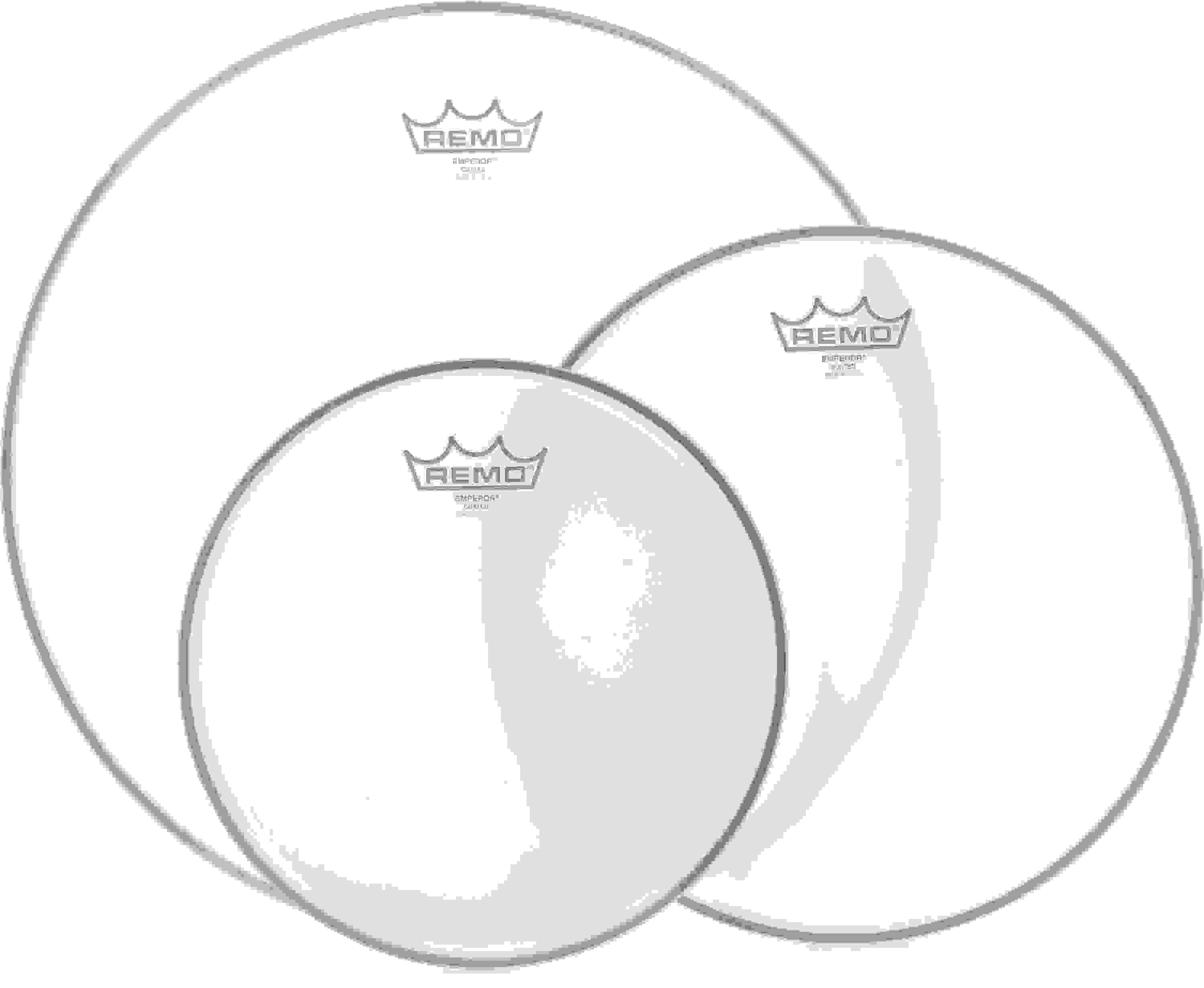 Remo Emperor Coated 3-piece Tom Pack - 10/12/16 inch