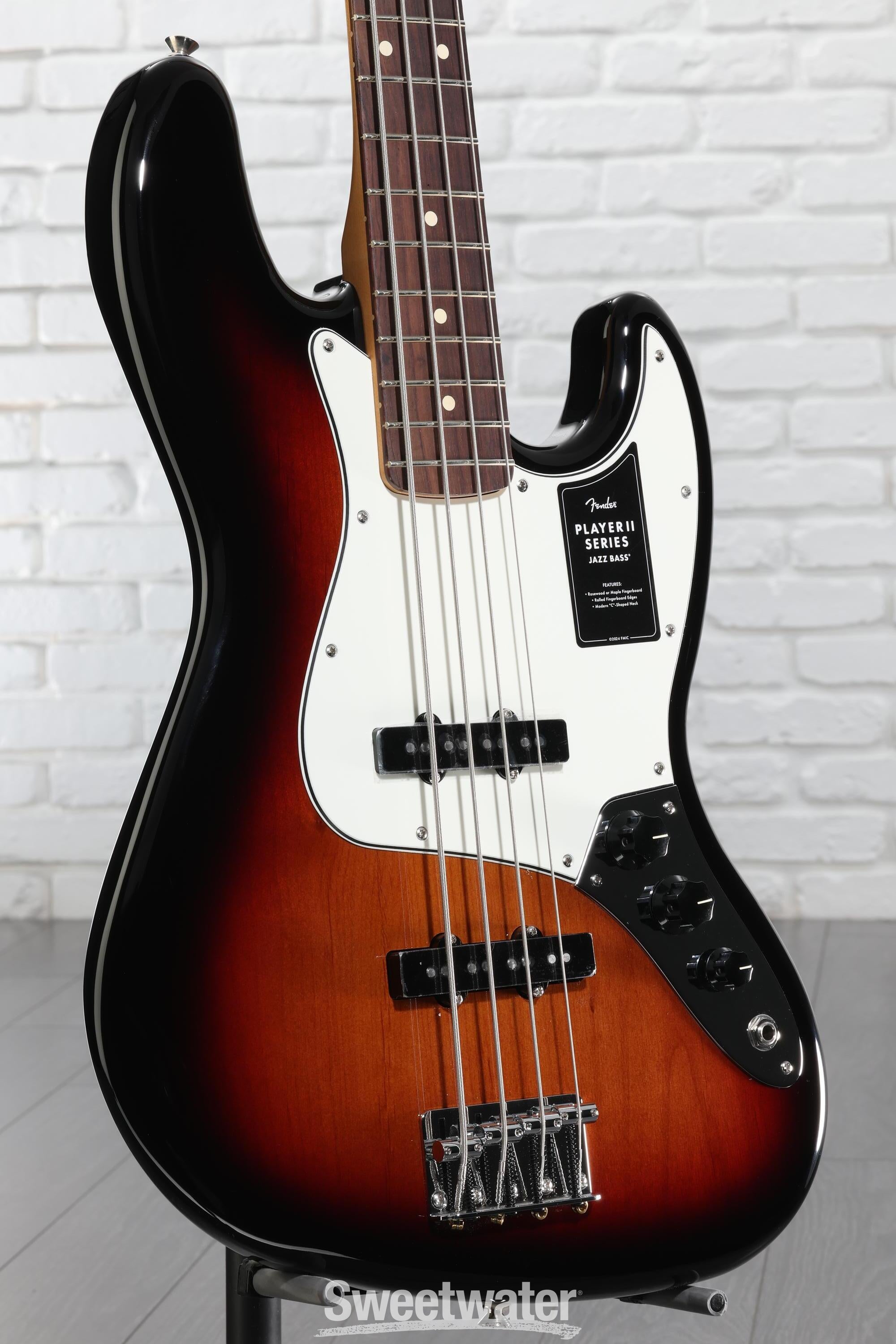 Fender Player II Jazz Bass - 3-color Sunburst with Rosewood