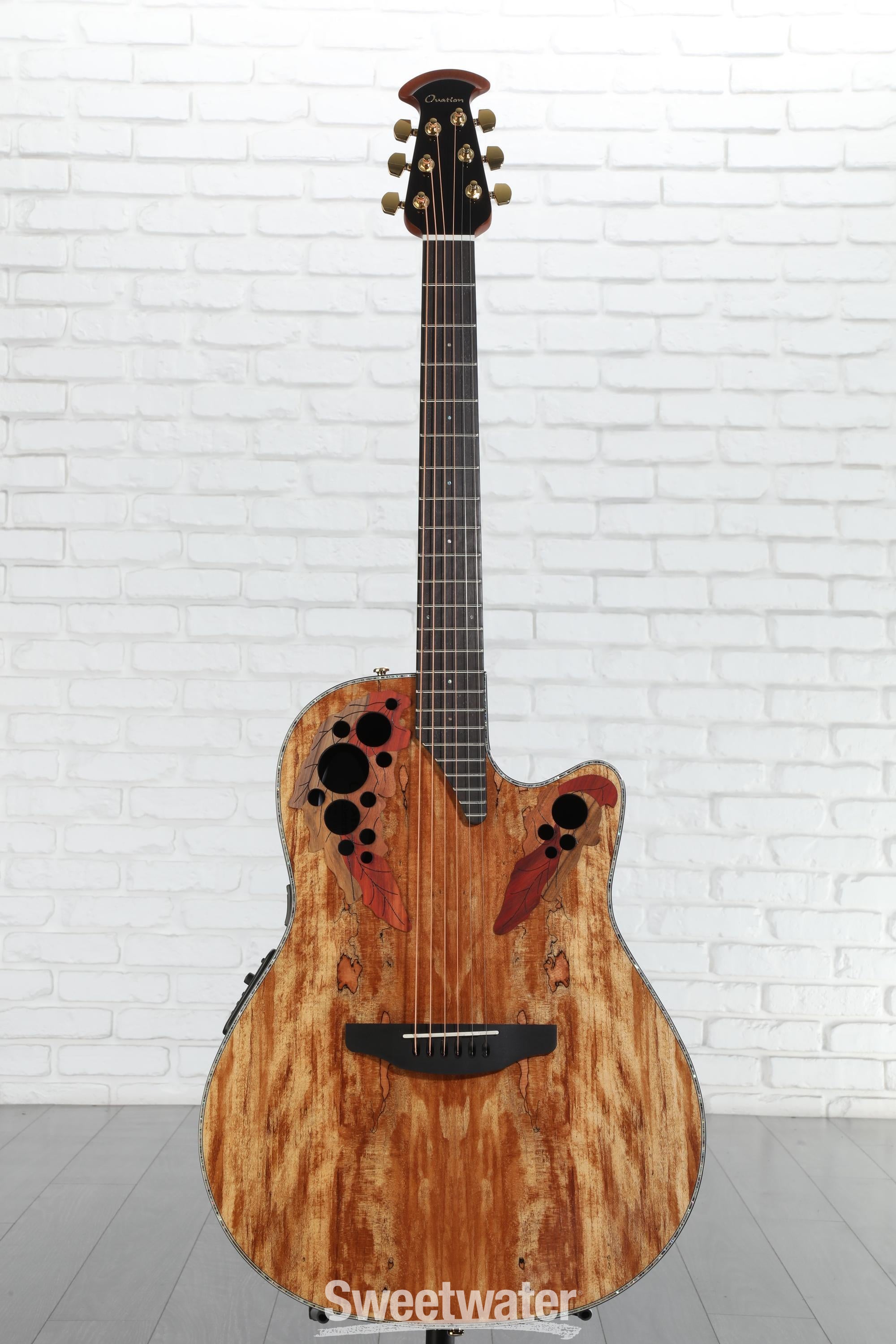 Ovation Celebrity Elite Plus CE44P-SM Mid-Depth Acoustic-Electric