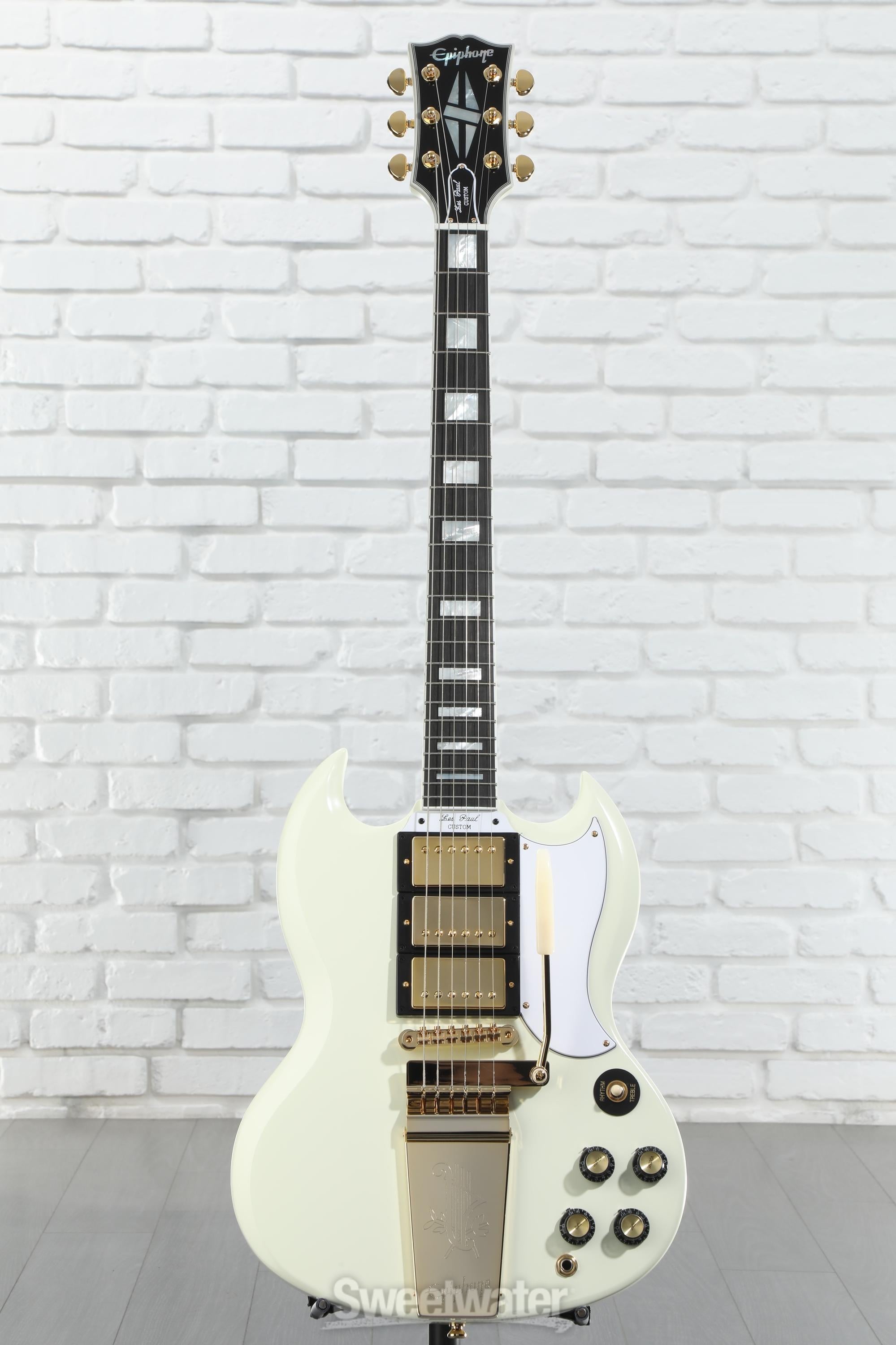 Epiphone 1963 SG Custom Electric Guitar - Classic White VOS
