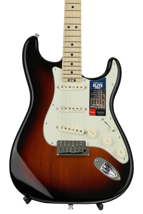 Fender American Elite Stratocaster - 3-Color Sunburst w/ Maple