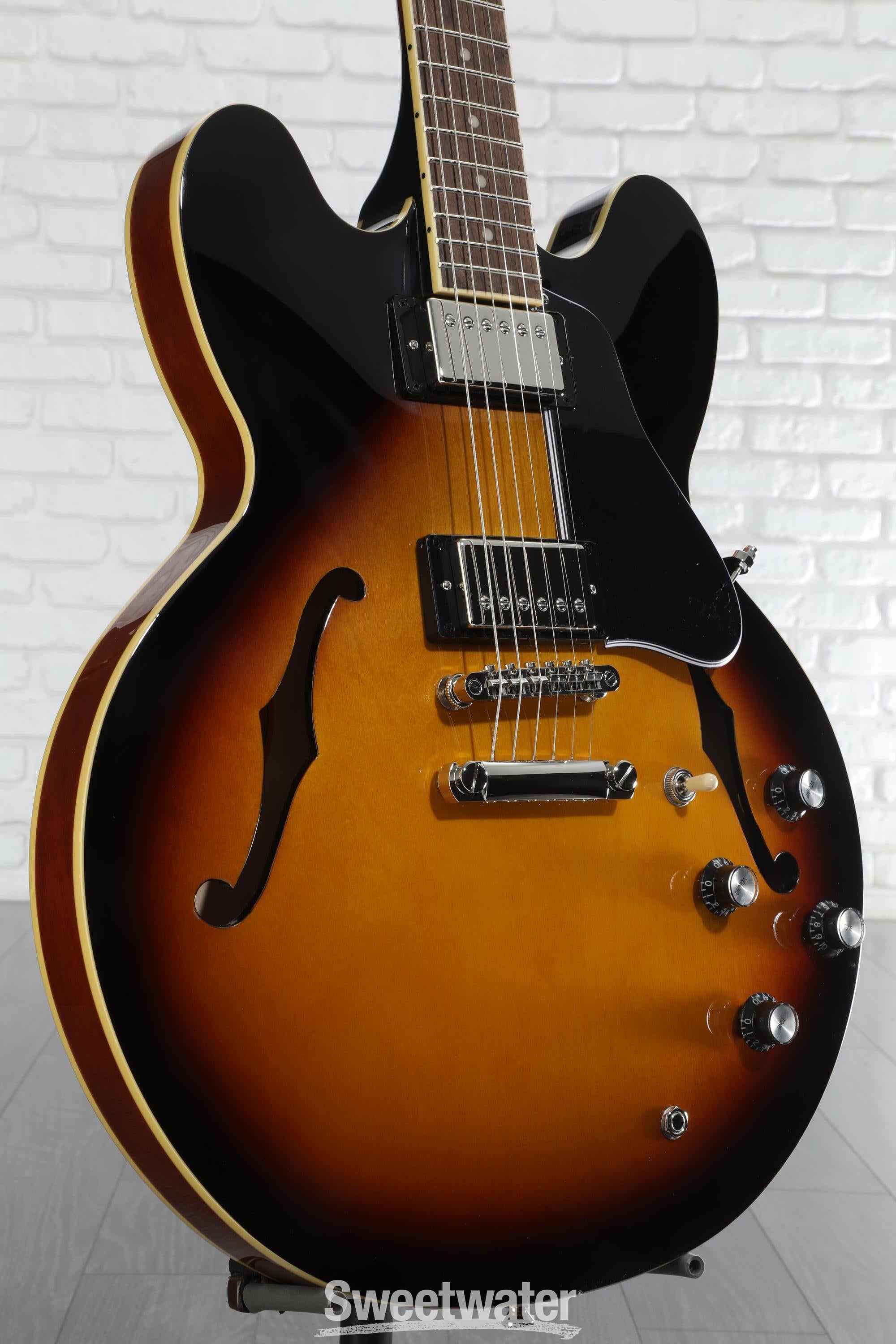Epiphone ES-335 サンバースト Epiphone ES-335 Semi-hollowbody Electric Guitar - Vintage