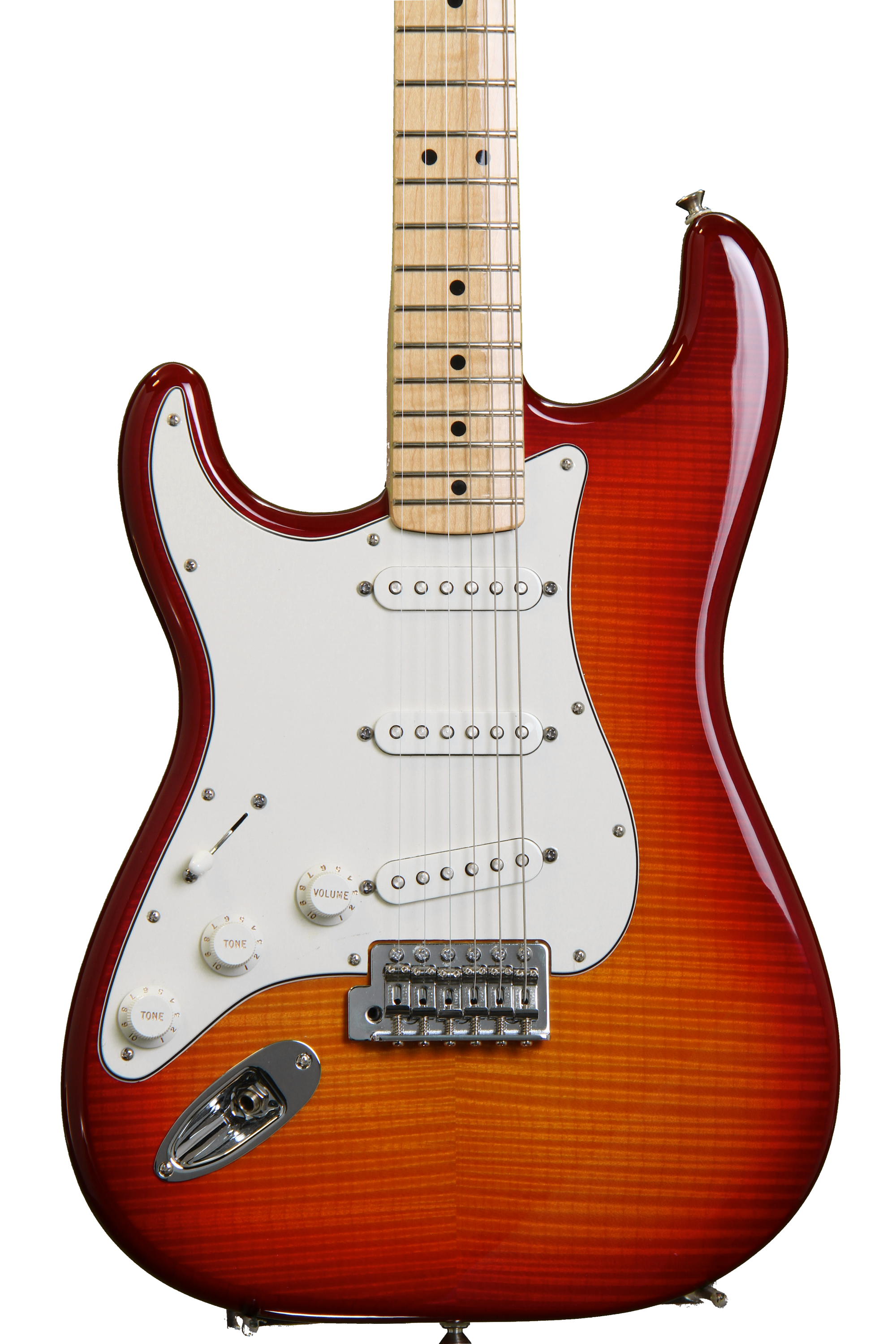 Fender Standard Stratocaster Plus Top Left-handed - Aged Cherry